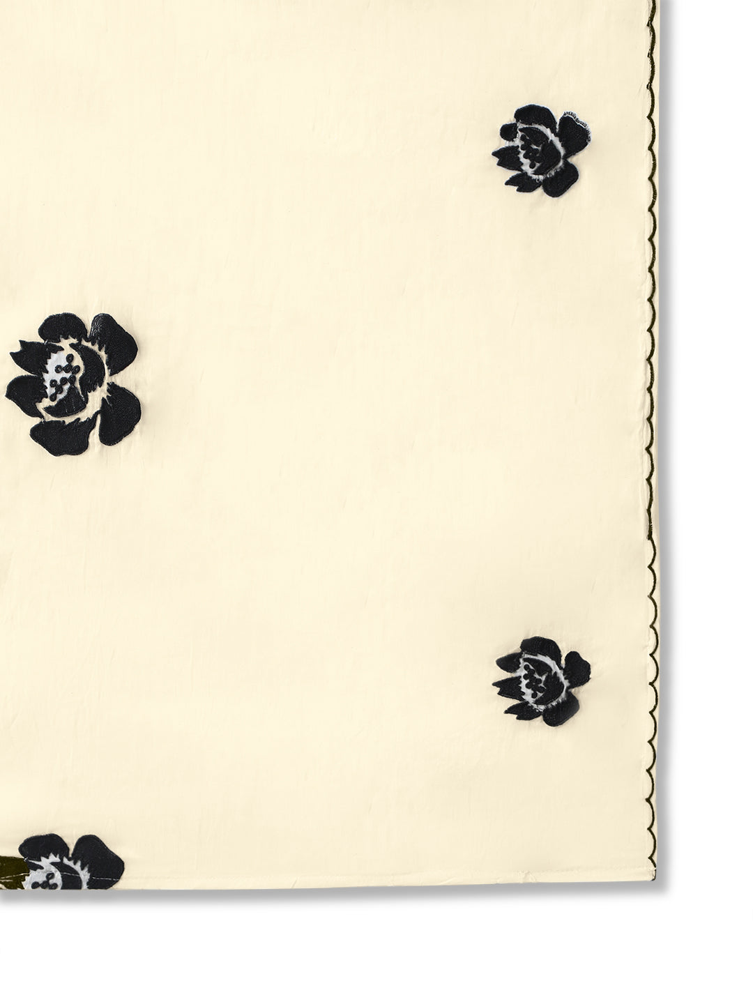 Women's Floral Embroidered Cream Kurta Set with Dupatta