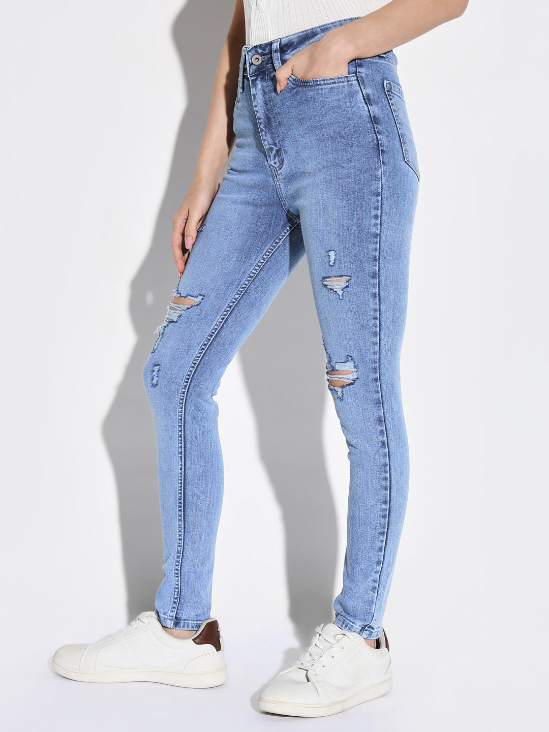 Women Blue Skinny Fit Jeans