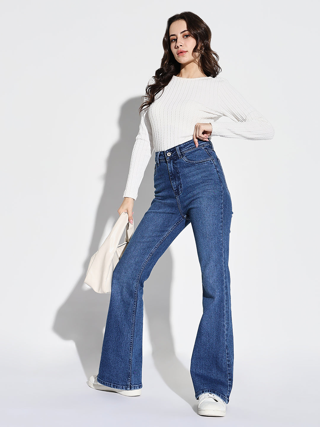 Women Blue Bootcut Jeans