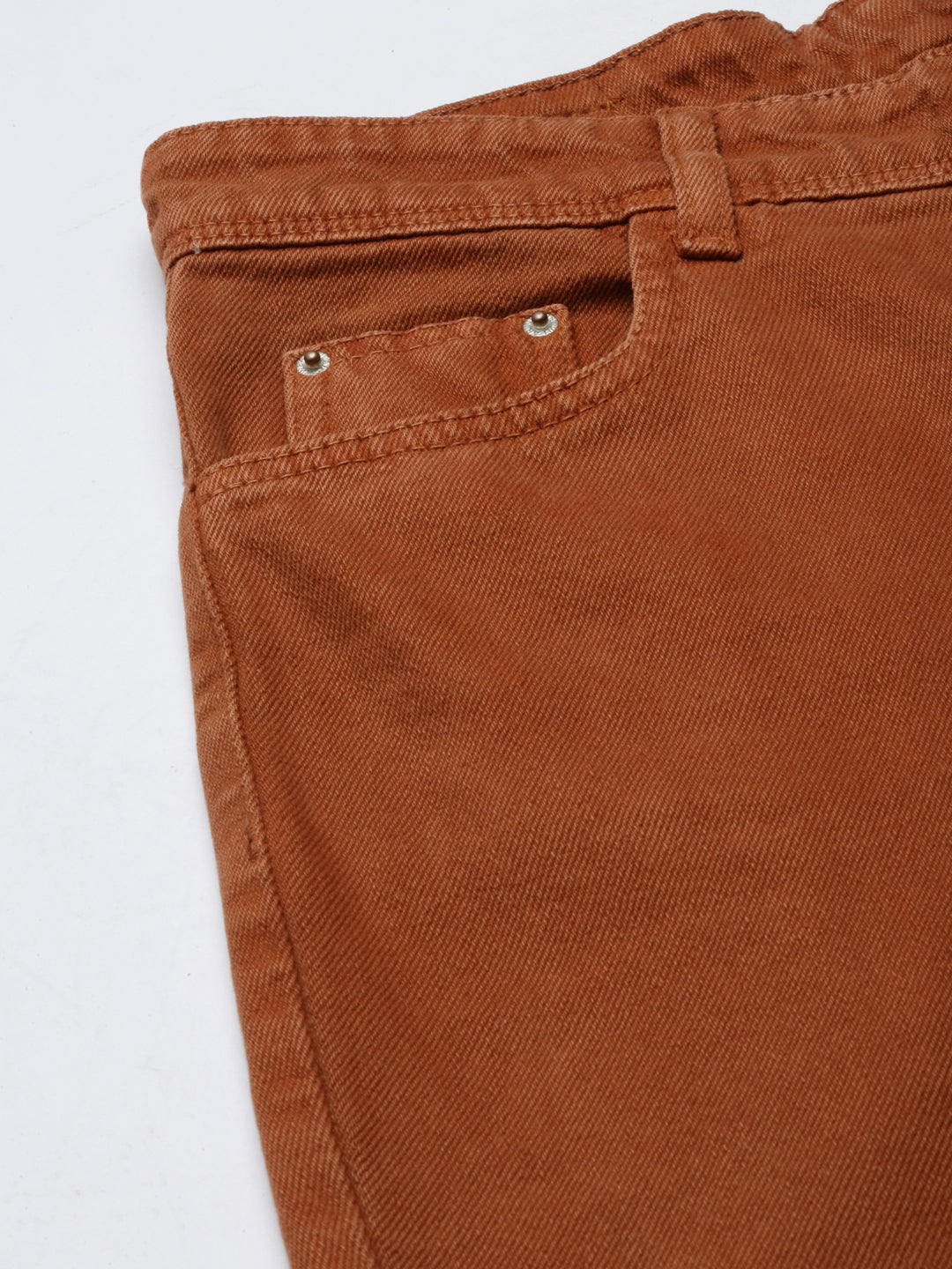 Women Rust Denim Jeans