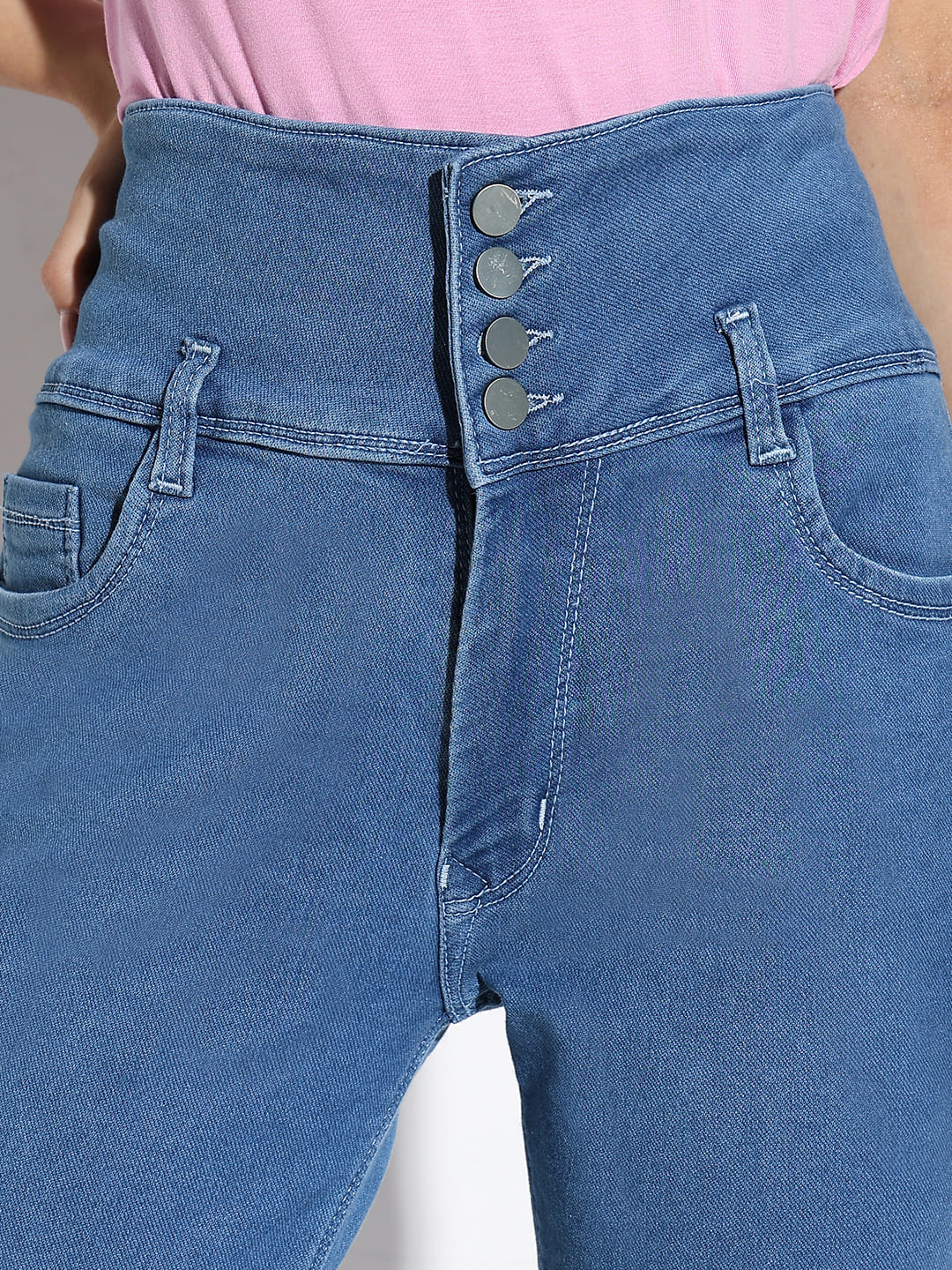 Women Blue Straight Fit Jeans