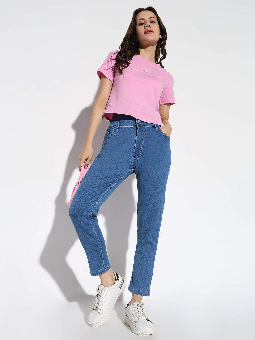 Women Blue Straight Fit Jeans