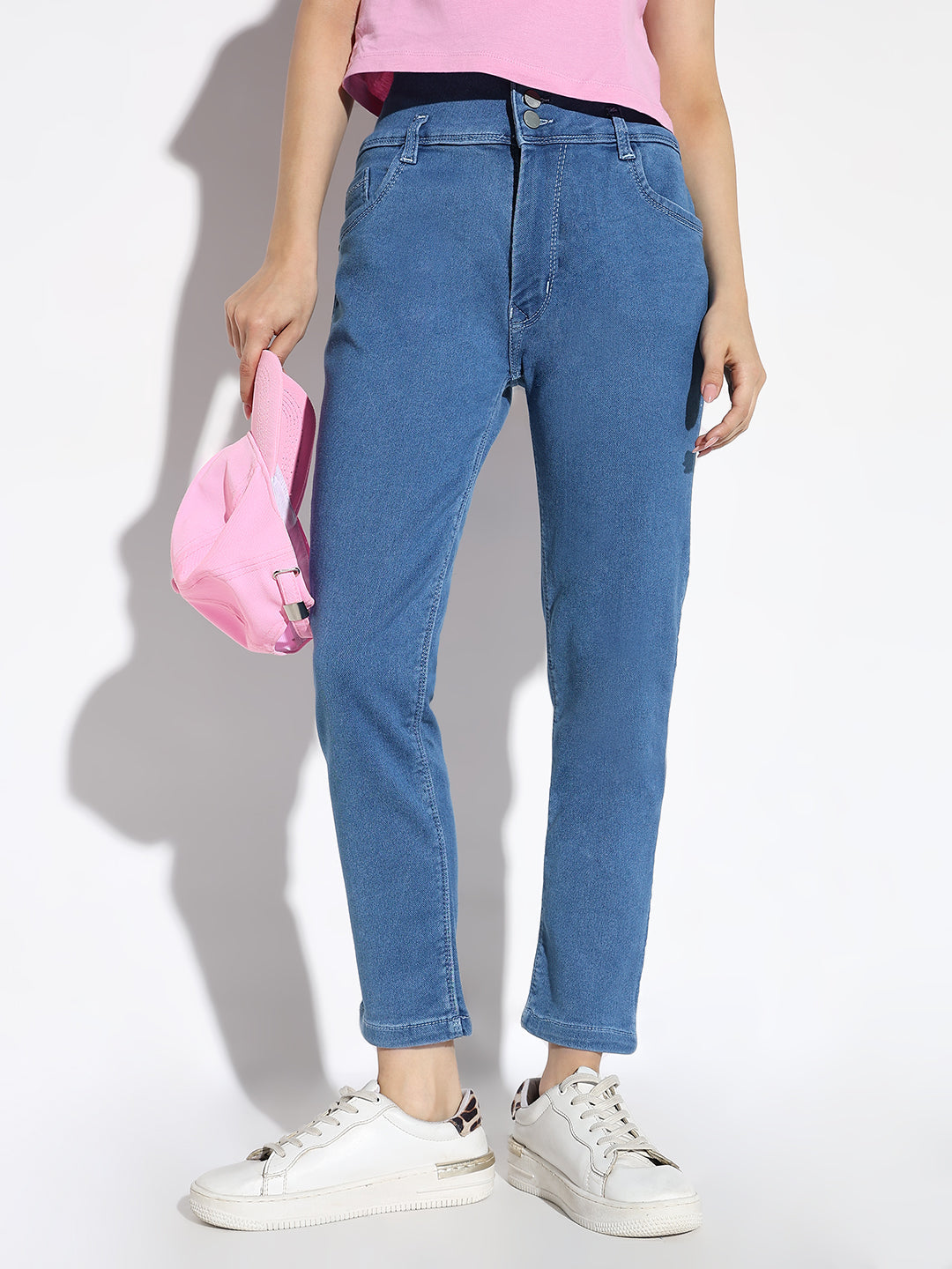 Women Blue Straight Fit Jeans