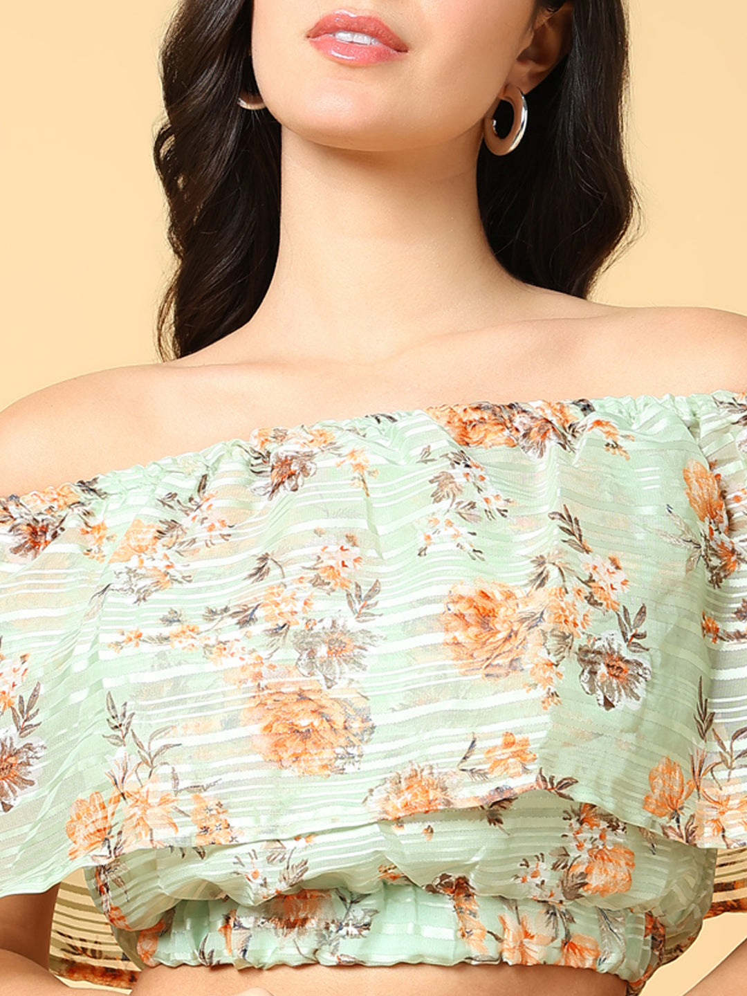 Women's Green Printed Comfort Co-Ords Set