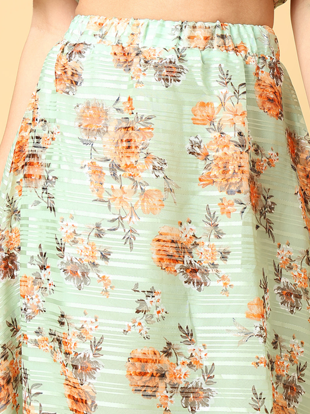 Women's Green Printed Comfort Co-Ords Set