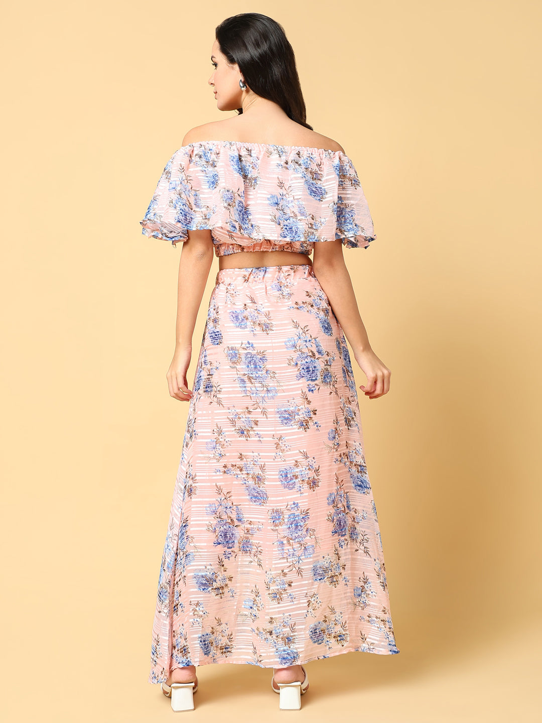 Women's Pink Printed Comfort Co-Ords Set