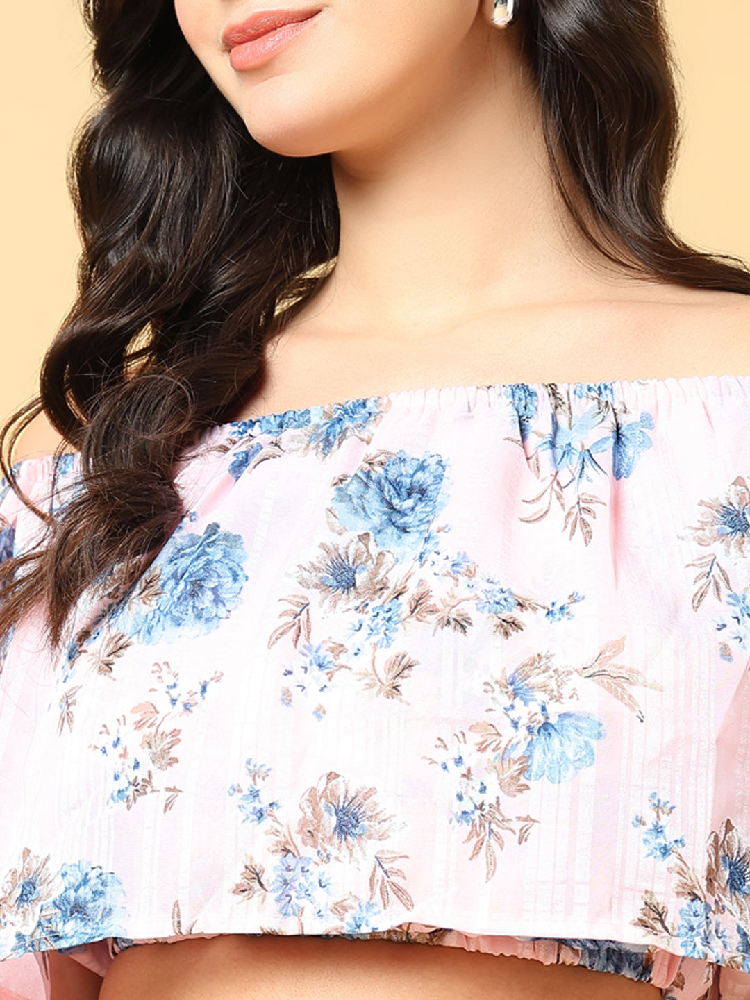 Women's Pink Printed Comfort Co-Ords Set