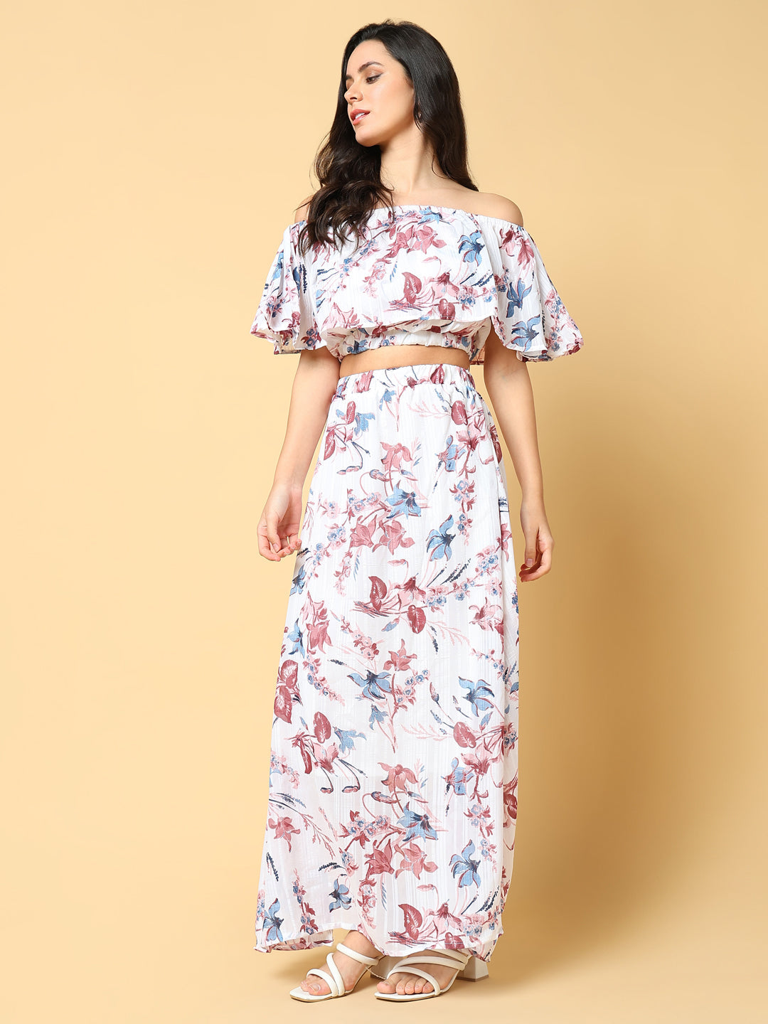 Women's Multi Printed Co-Ords Set