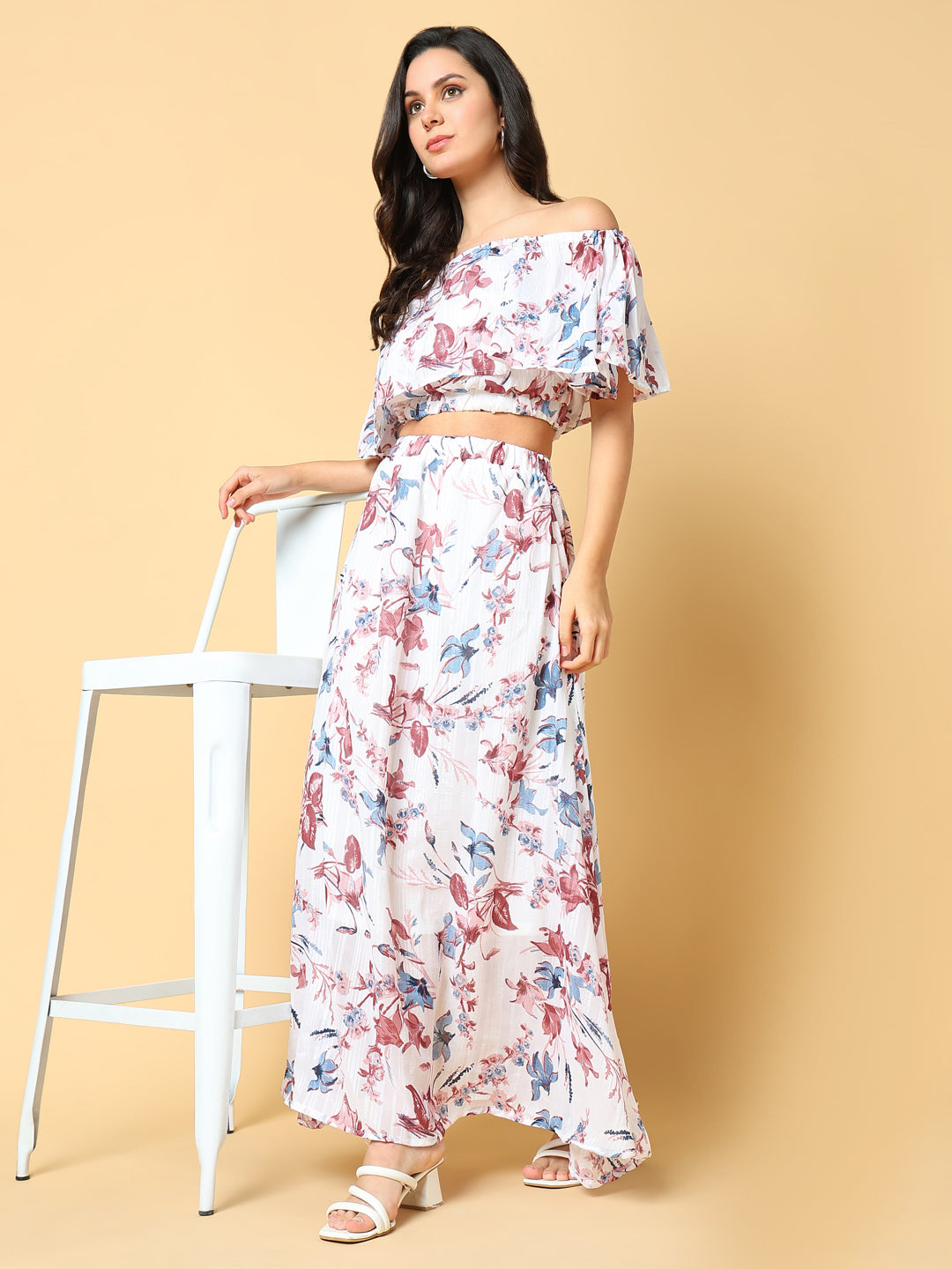 Women's Multi Printed Co-Ords Set