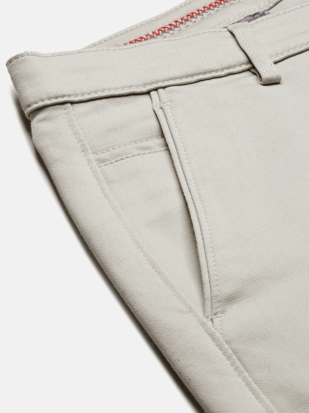 Men Grey Solid Trousers