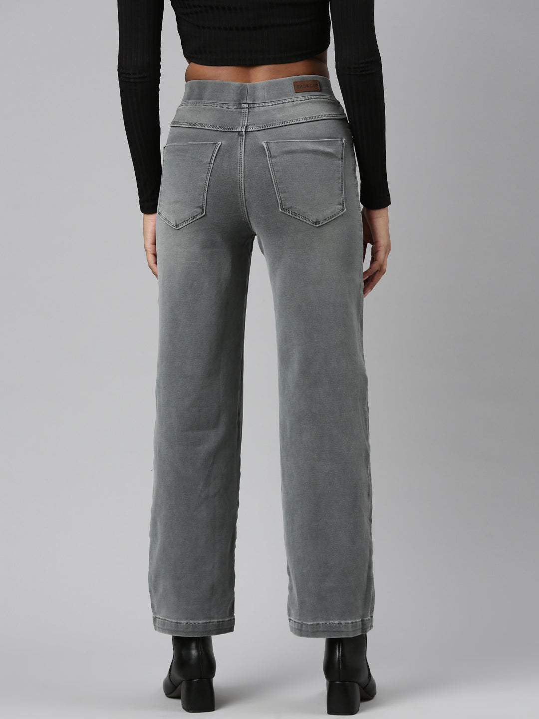 Women Grey Denim Jeans