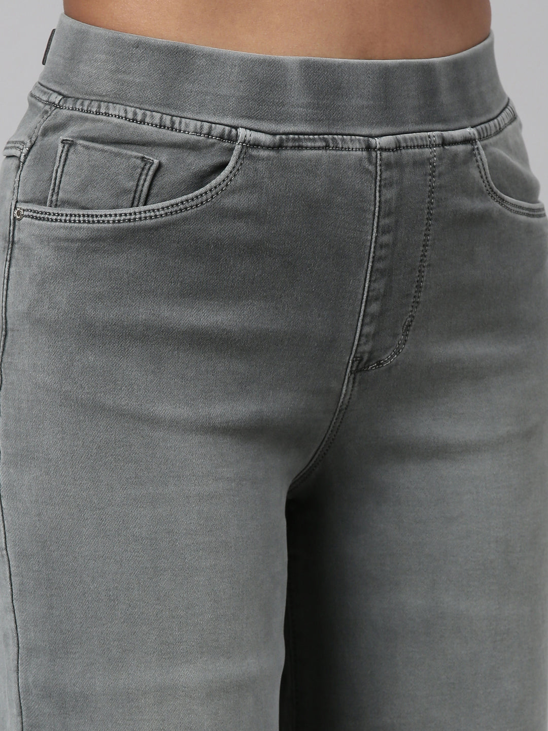 Women Grey Denim Jeans