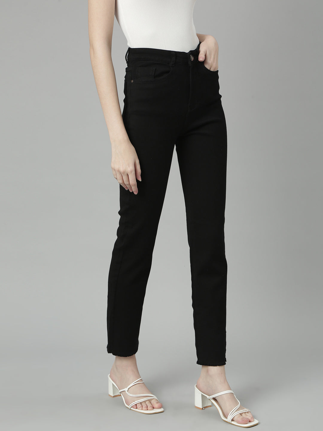 Women Black Denim Jeans