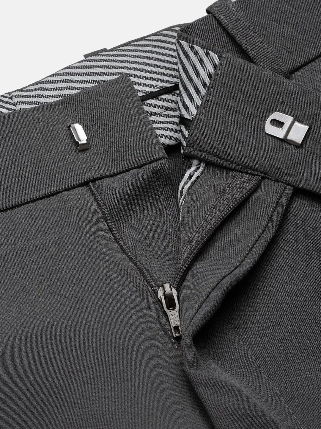 Men's Grey Slim Fit Formal Trousers - from SHOWOFFFF