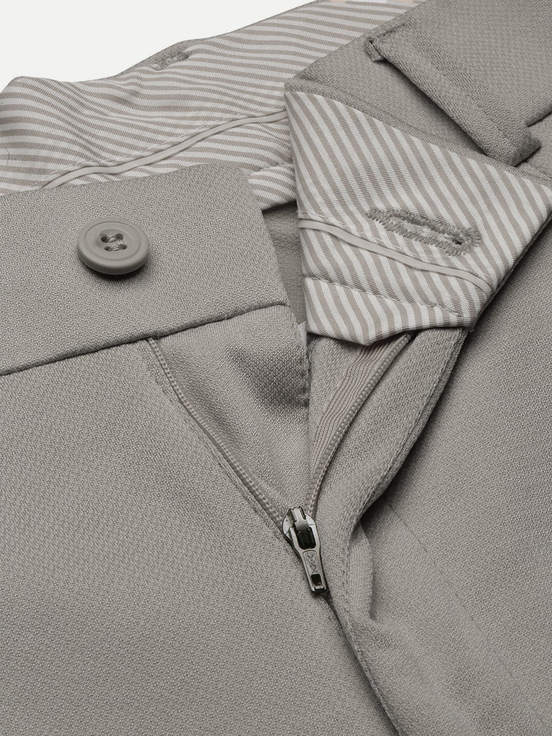 Men's Grey Formal Trousers