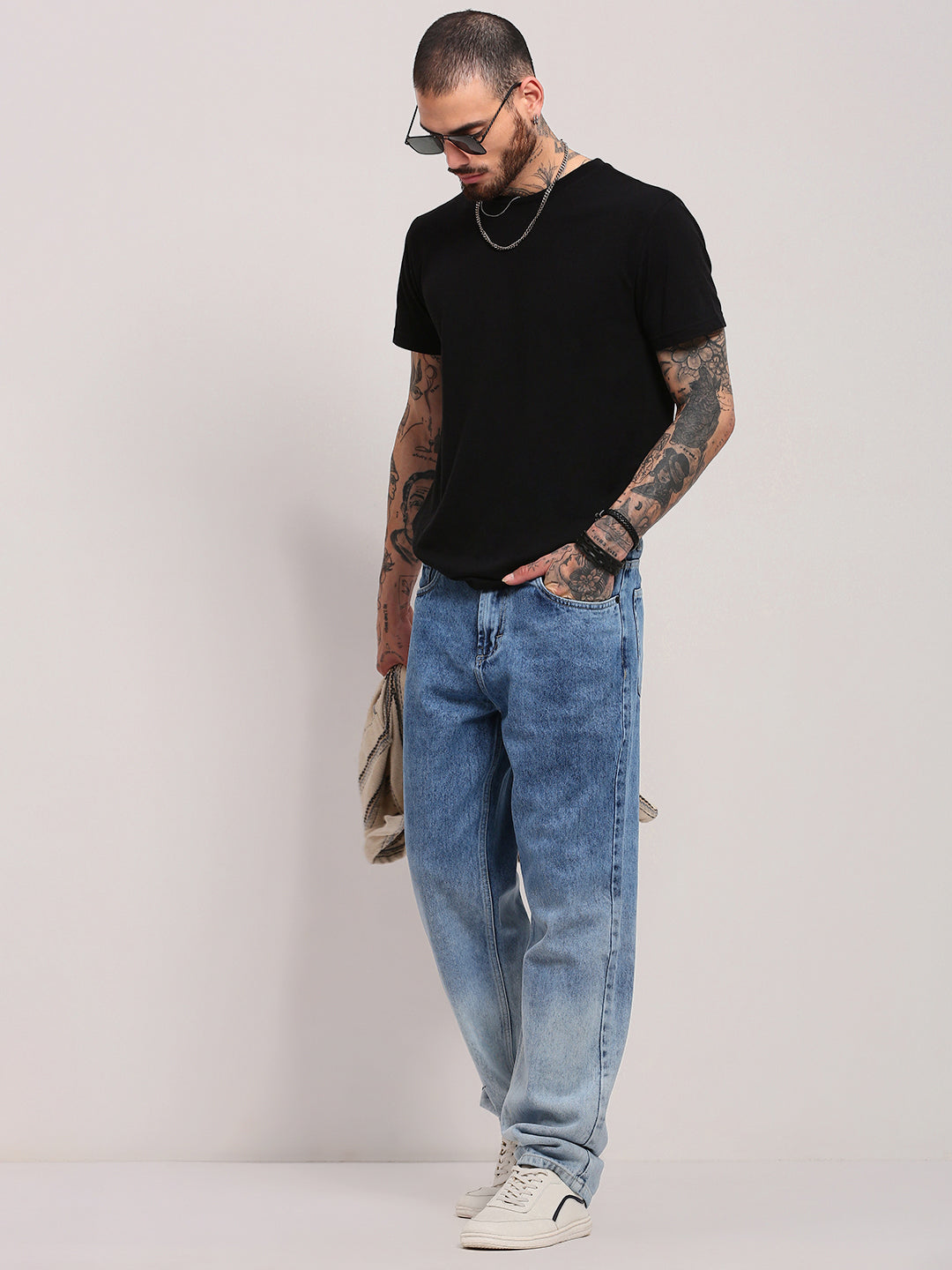 Men Blue Straight Fit Jeans