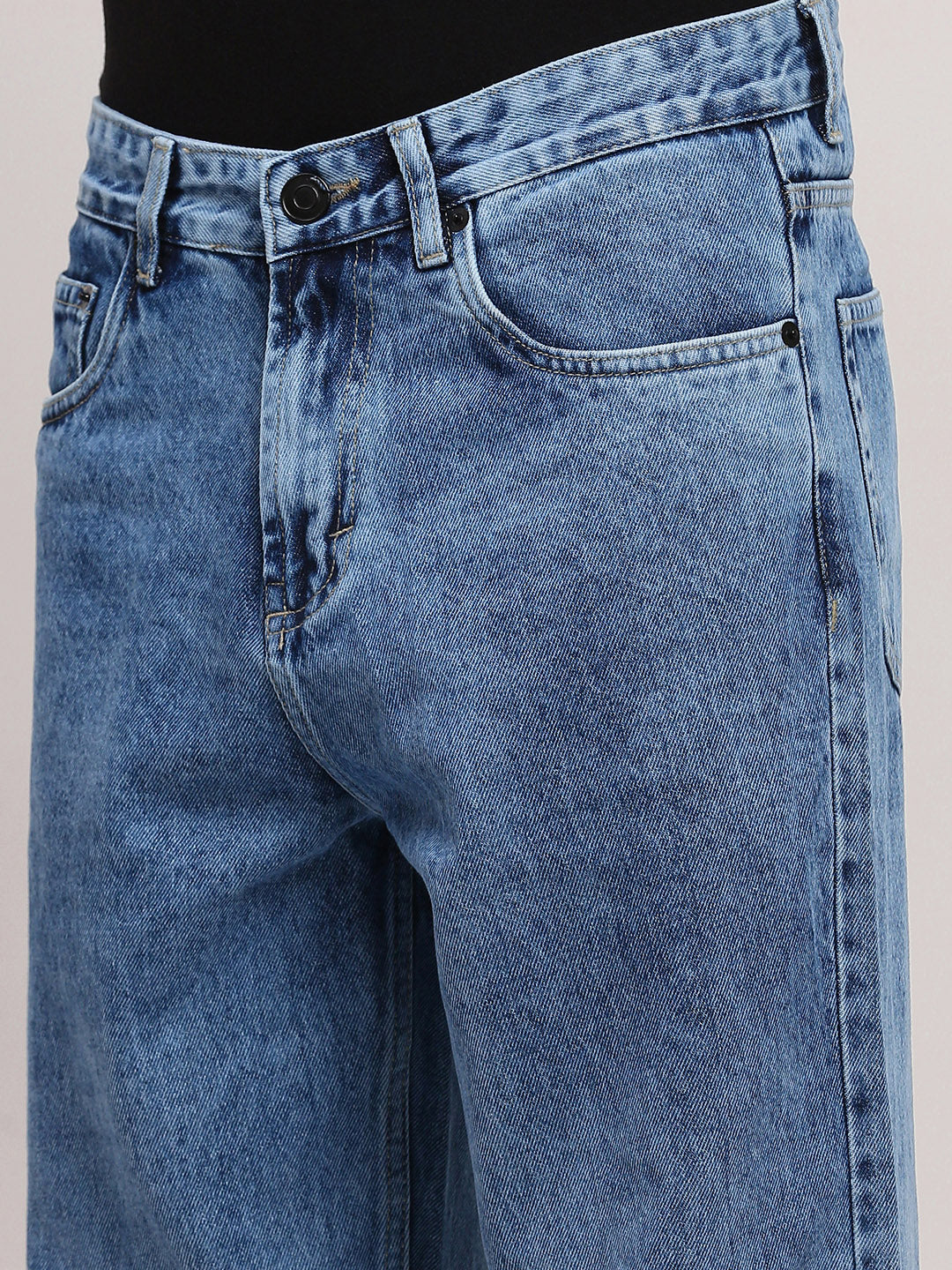 Men Blue Straight Fit Jeans