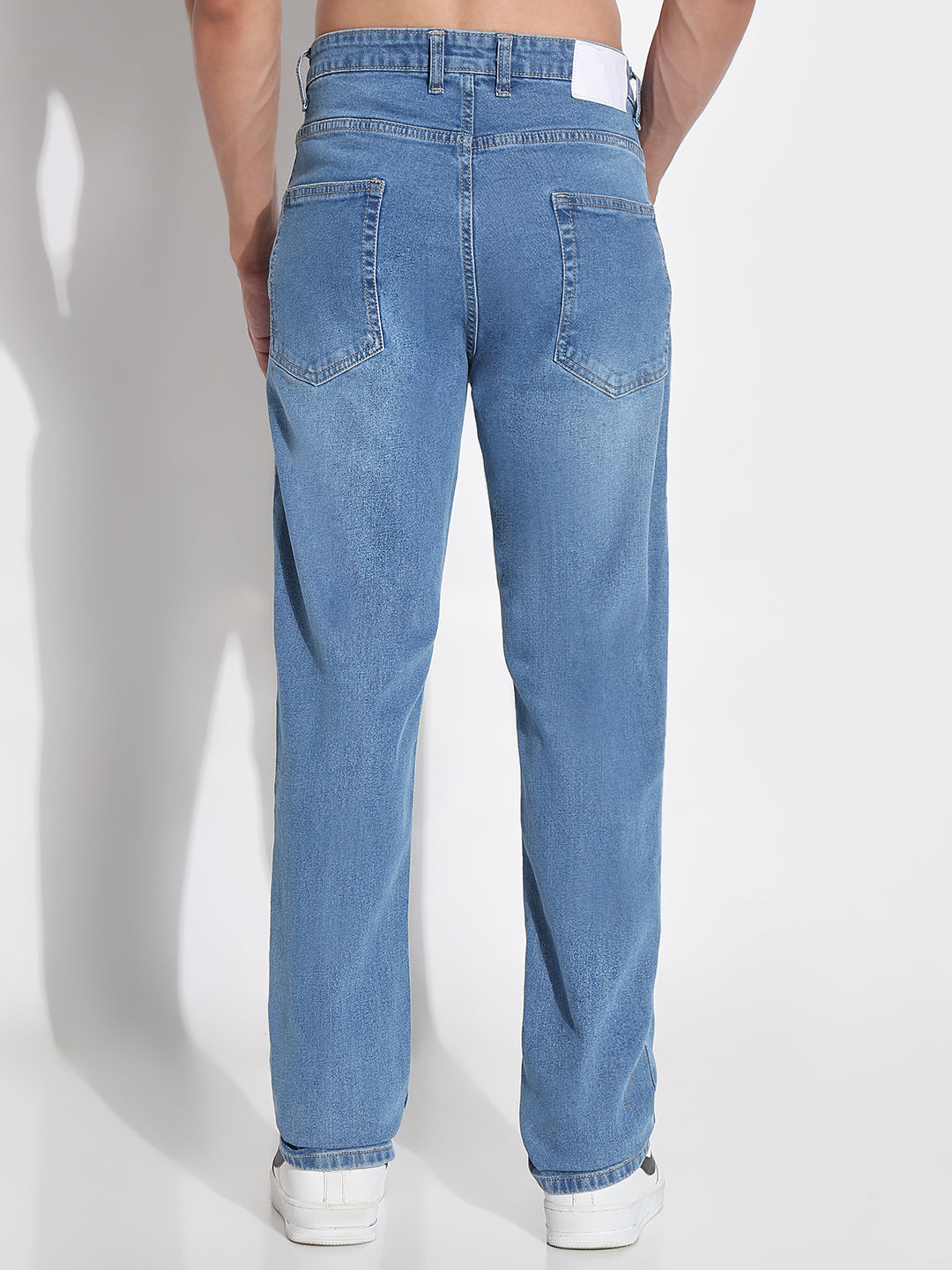 Men's Blue Straight Fit Jeans
