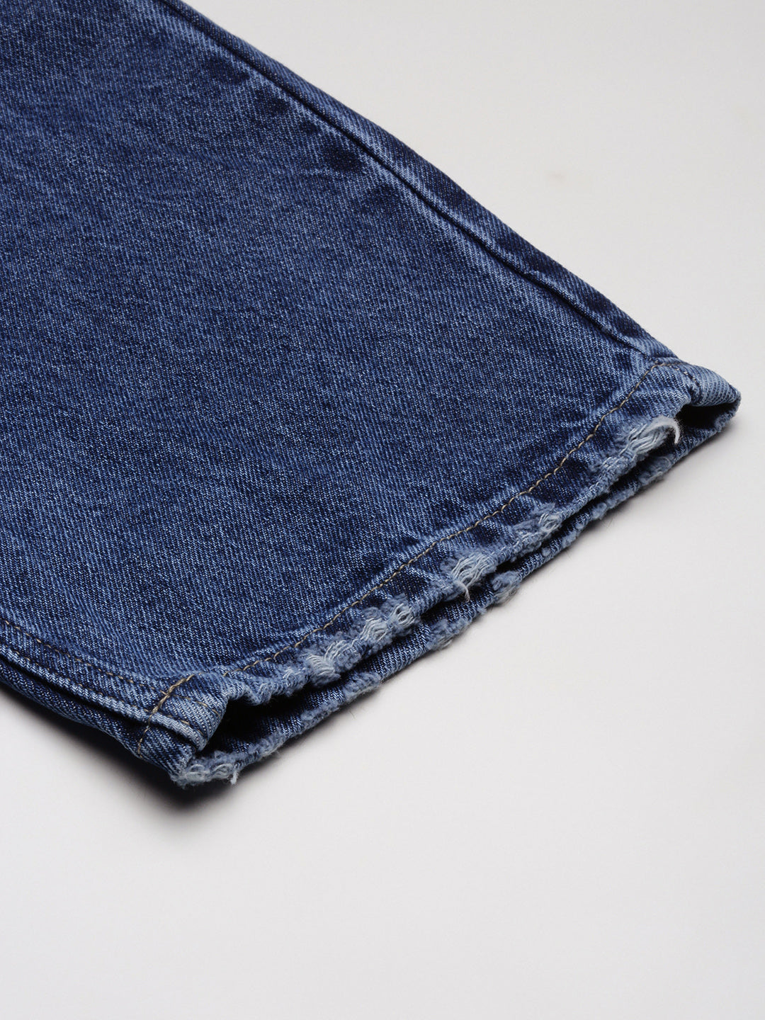 Men Blue Solid Baggy Jeans