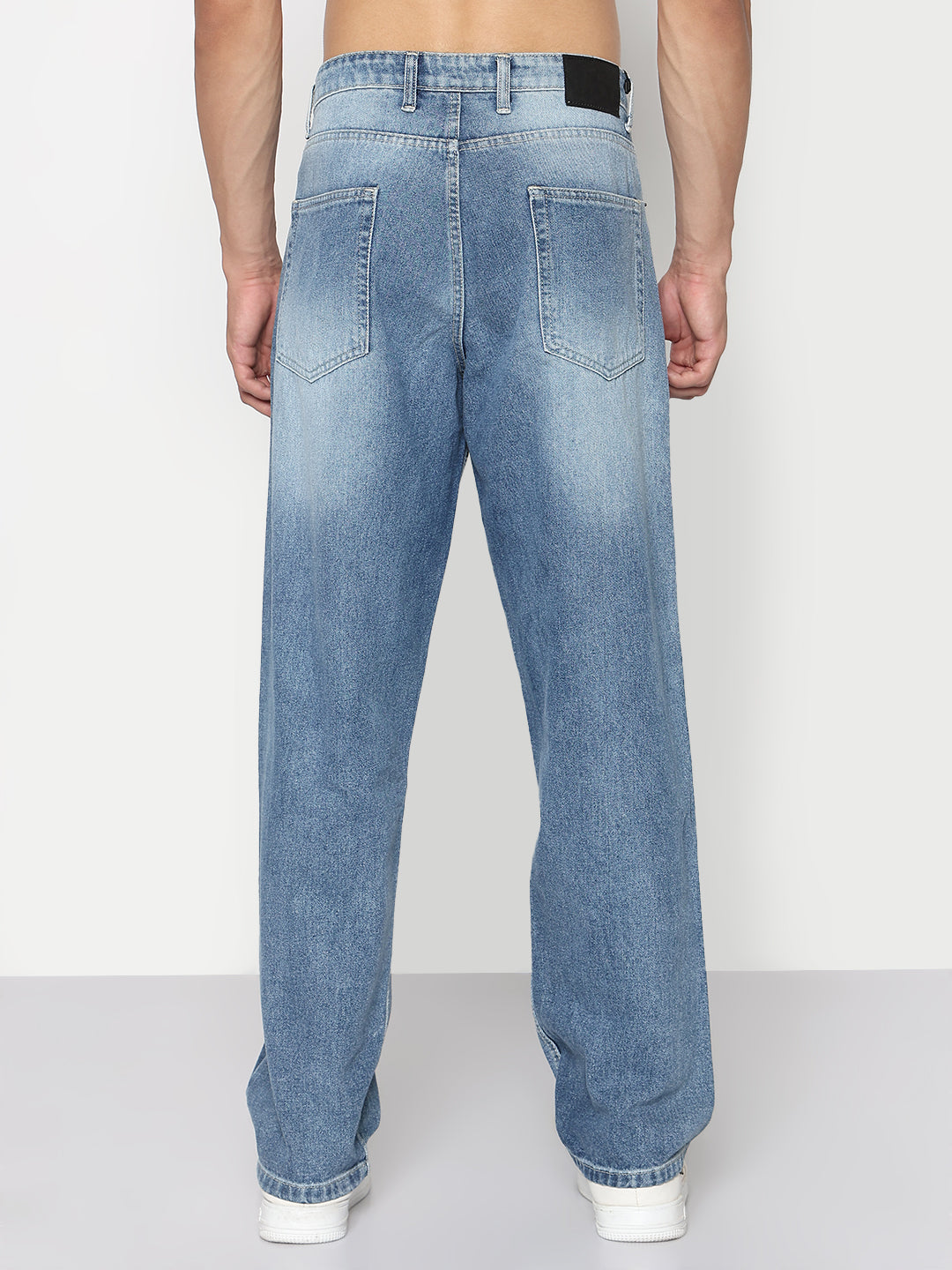 Men's Blue Baggy Fit Jeans
