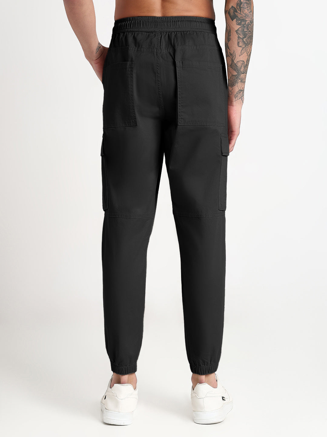 Men's Black Slim Fit Joggers