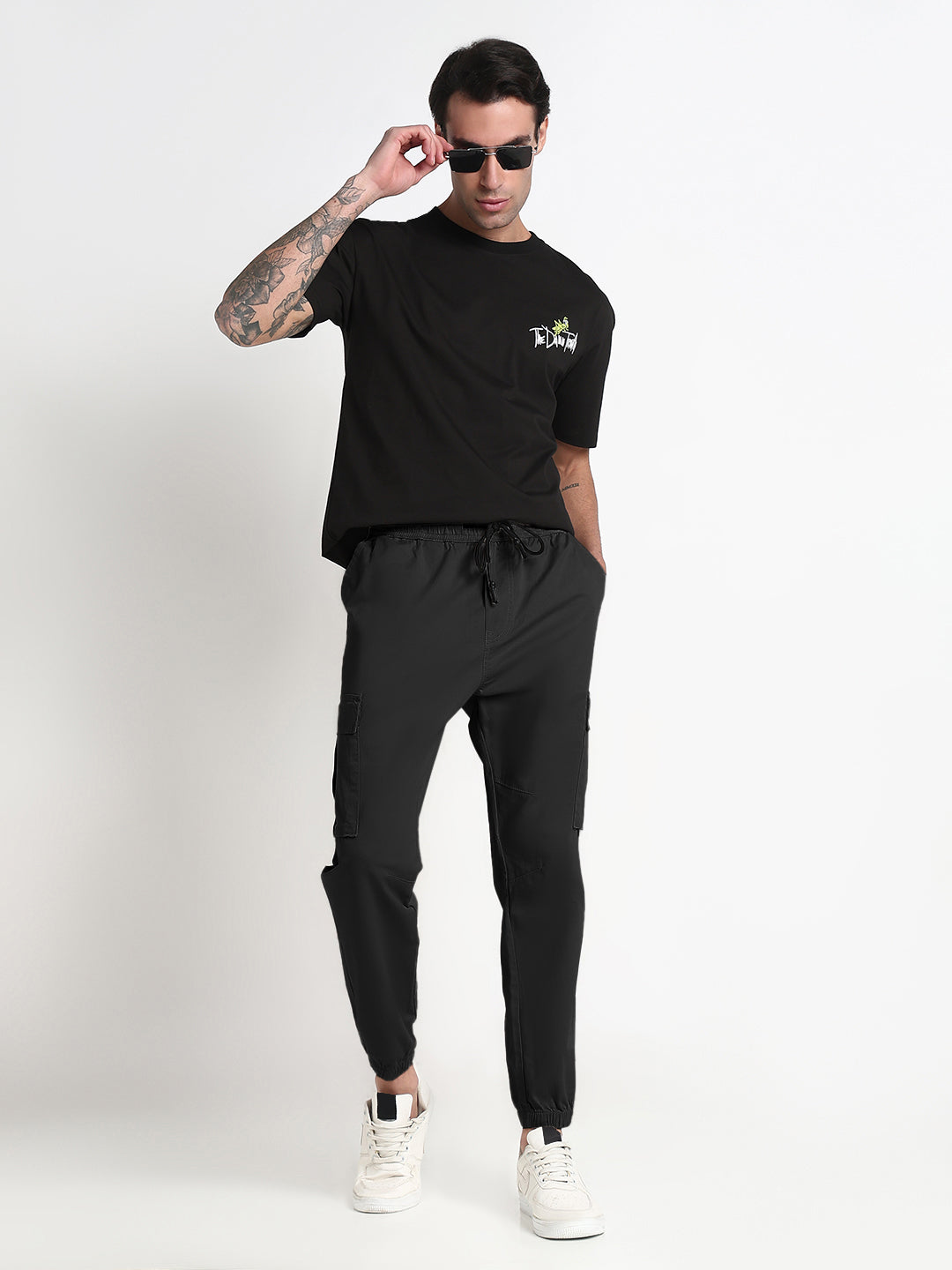 Men's Black Slim Fit Joggers