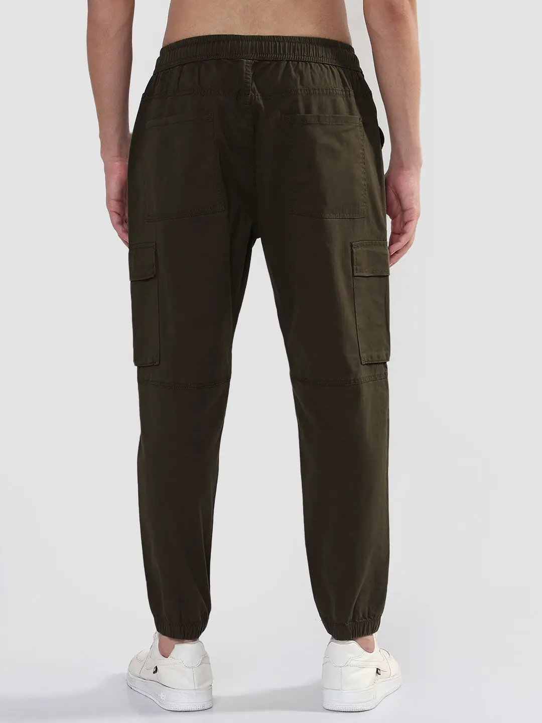 Men's Brown Tapered Fit Joggers - from SHOWOFFFF