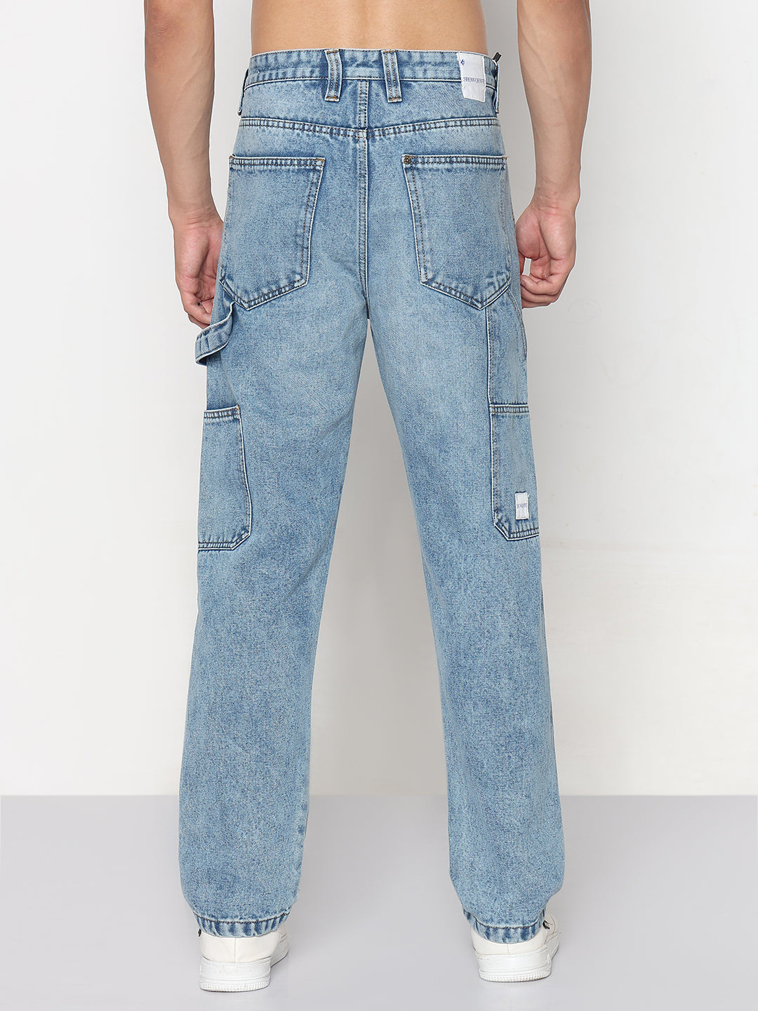 Men's Blue Relaxed Fit Jeans