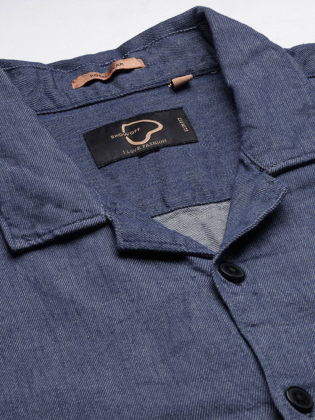 Men's Navy Blue Oversized Shirt