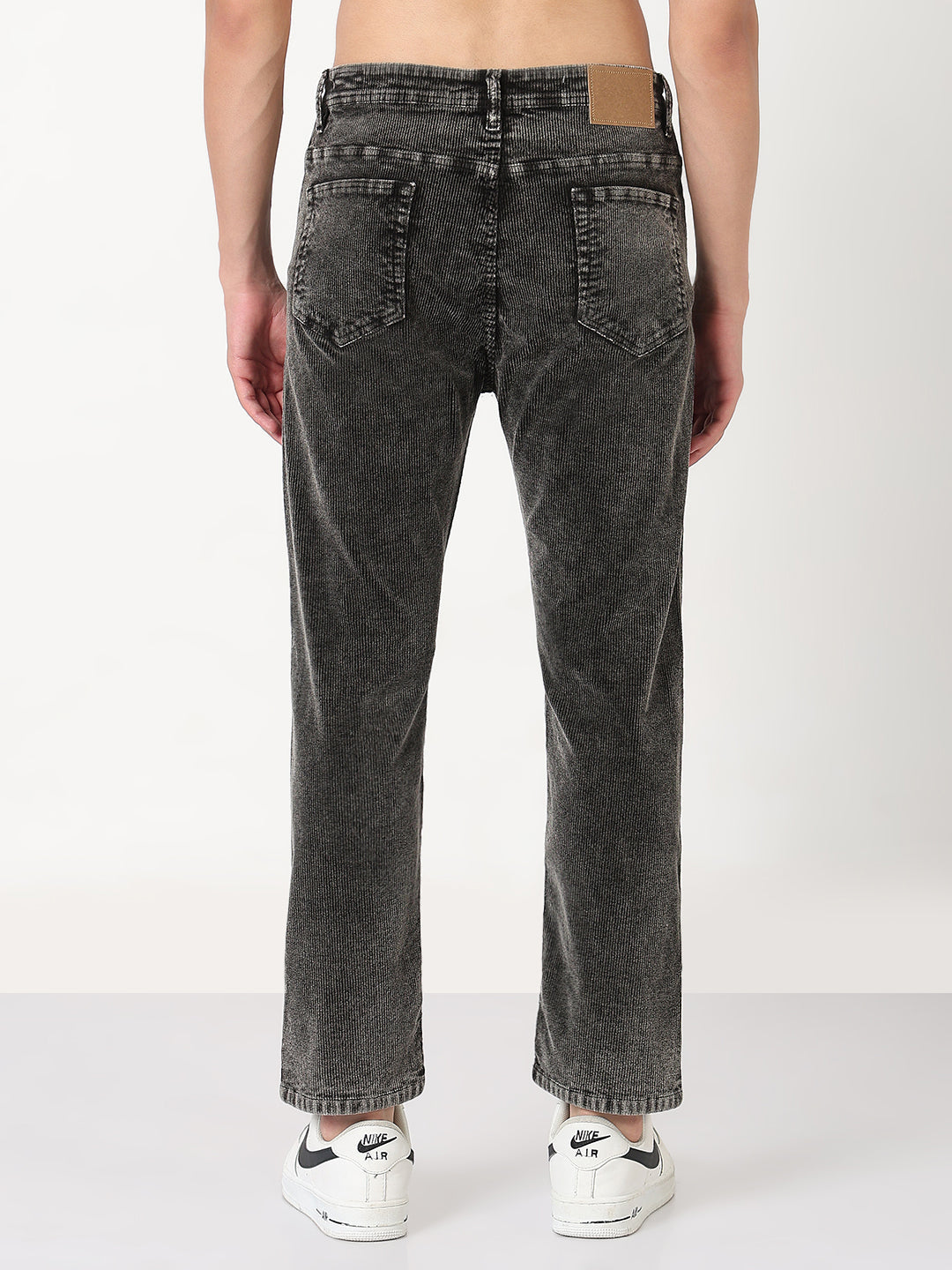 Men's Brown Slim Fit Corduroy Jeans