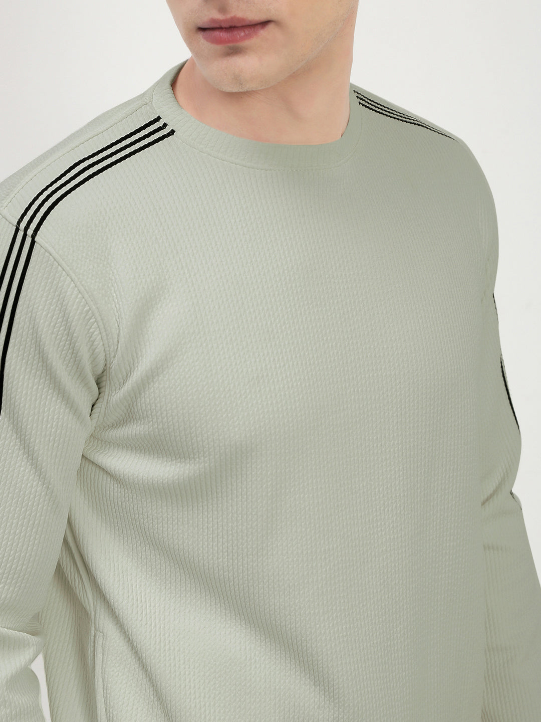 Men's Green Round Neck Sweatshirt