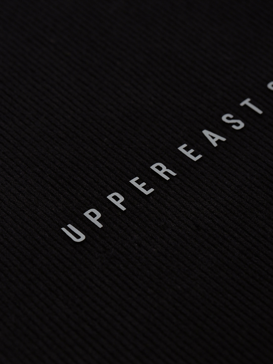 Men's Typography Printed Black Sweatshirt