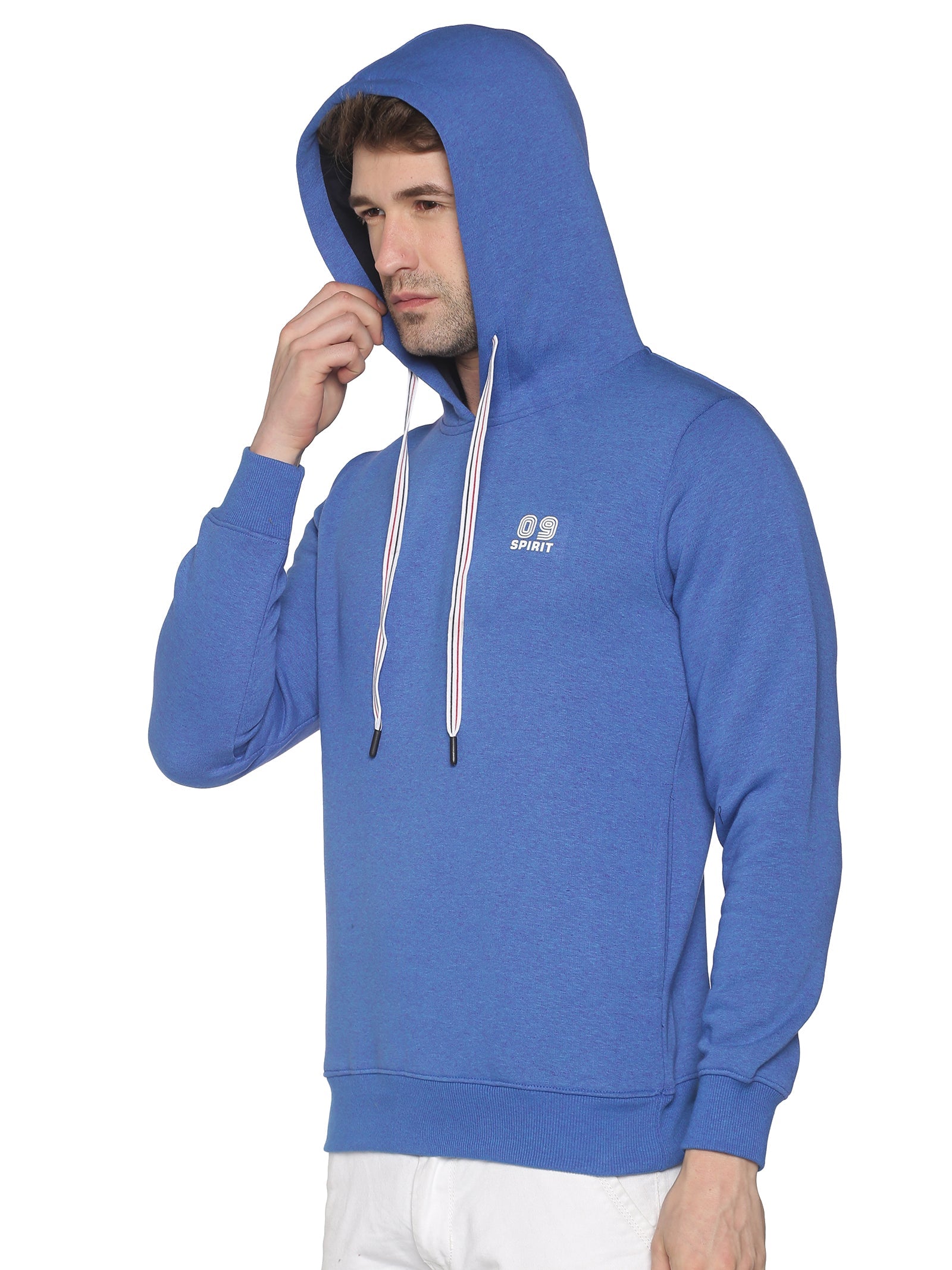 Men Solid Blue Sweatshirt