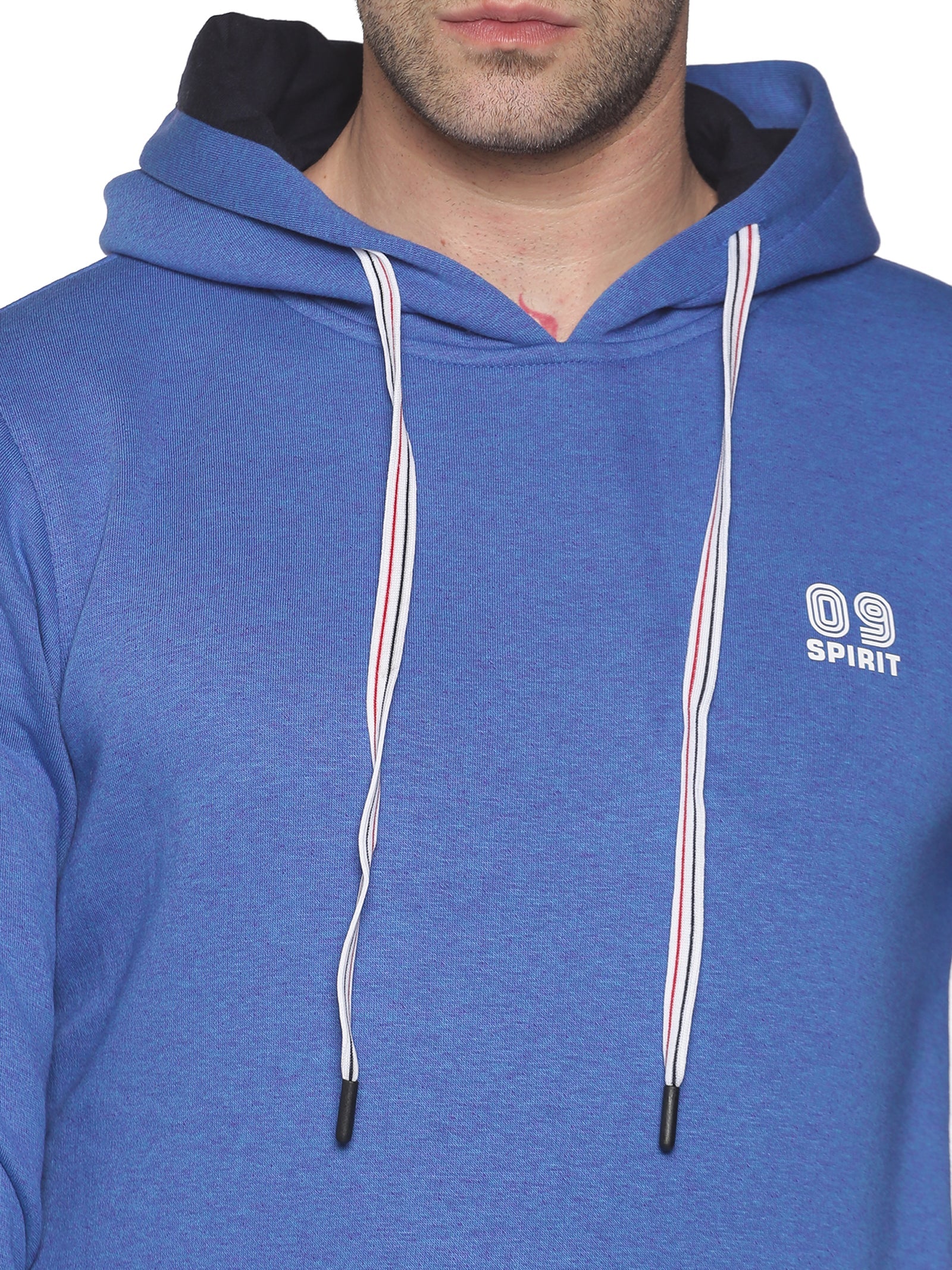 Men Solid Blue Sweatshirt