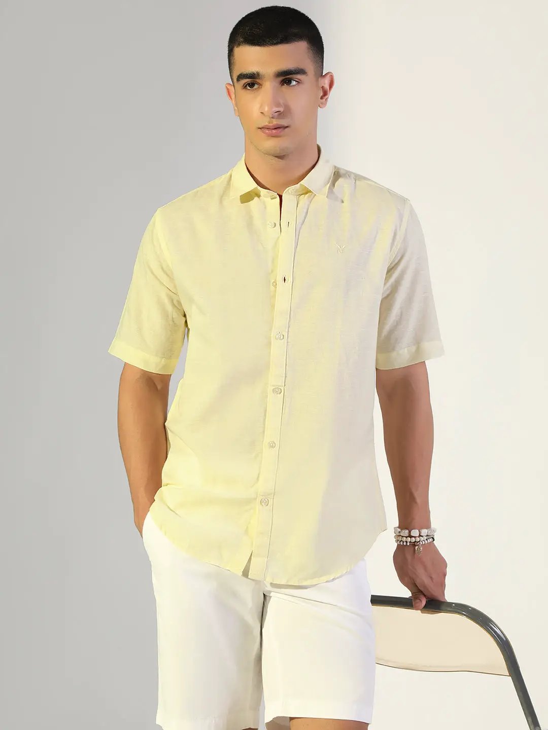 yellow プロフご覧ください。です Shop Men's Yellow Casual Shirt Online India | Showoffff