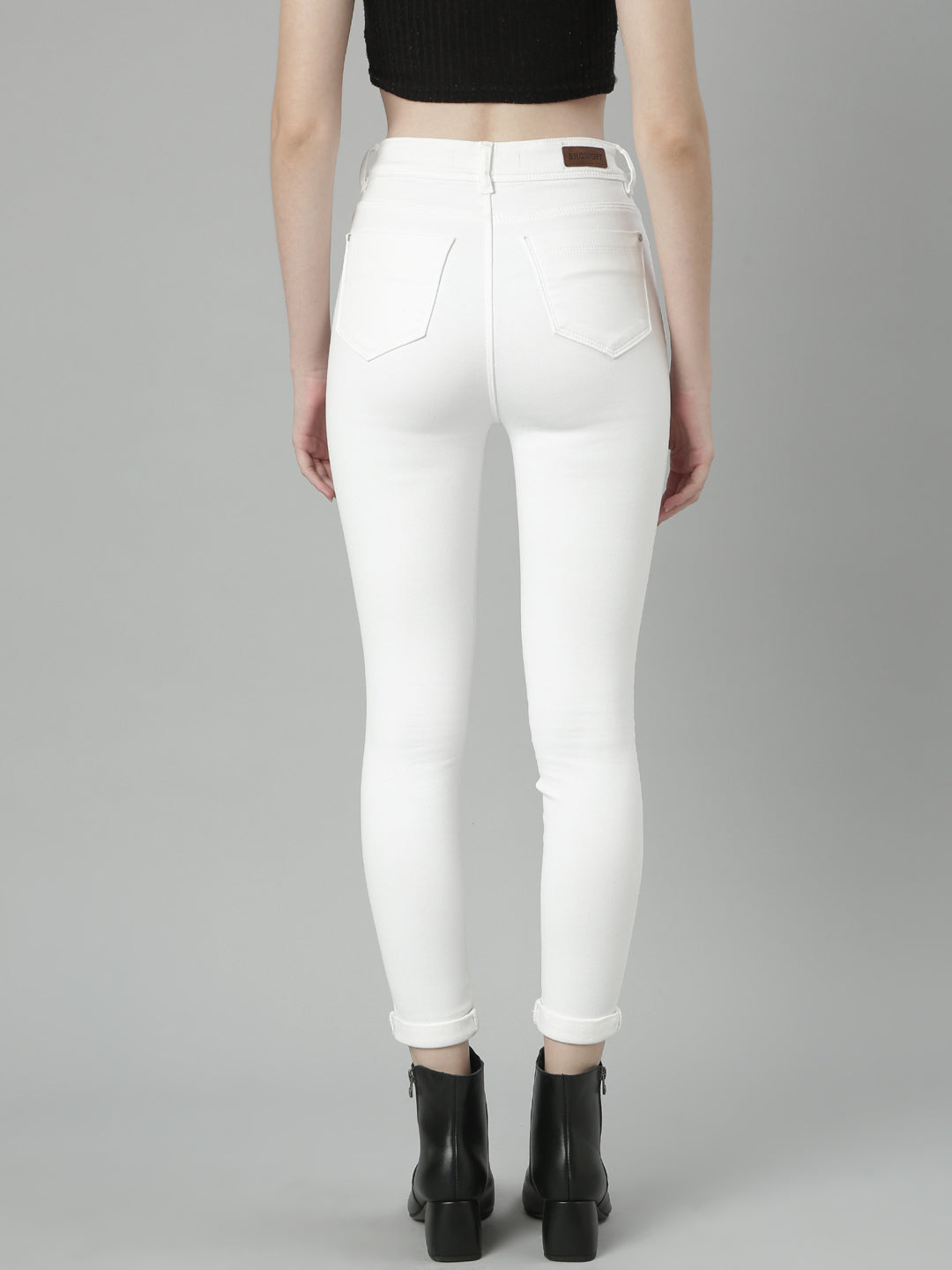 Women White Denim Jeans