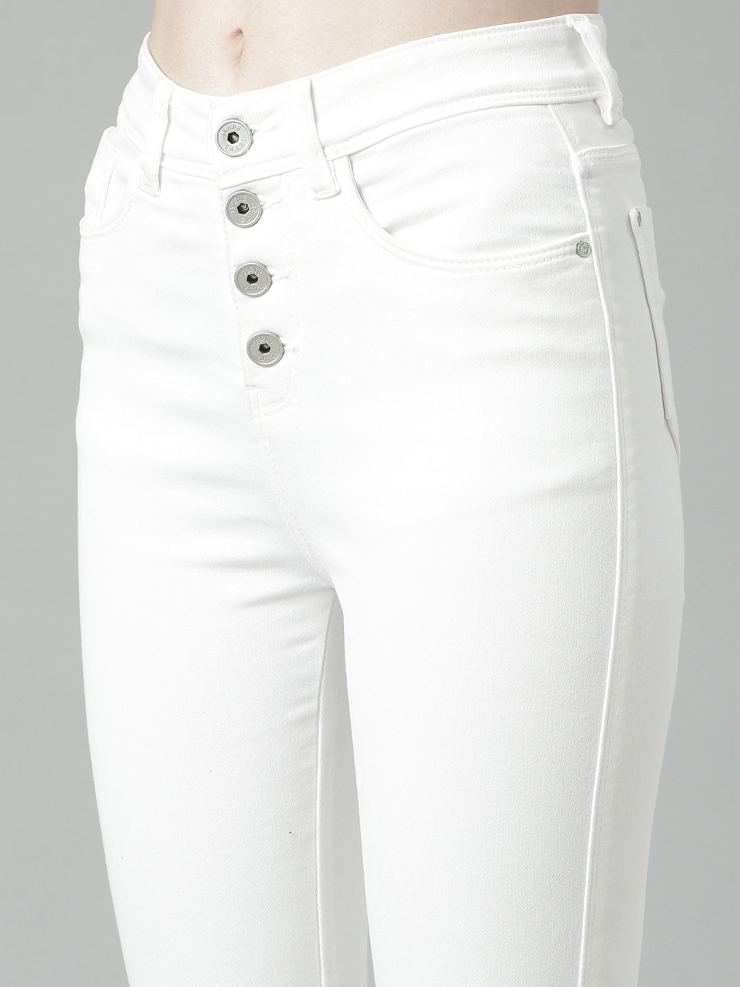 Women White Denim Jeans