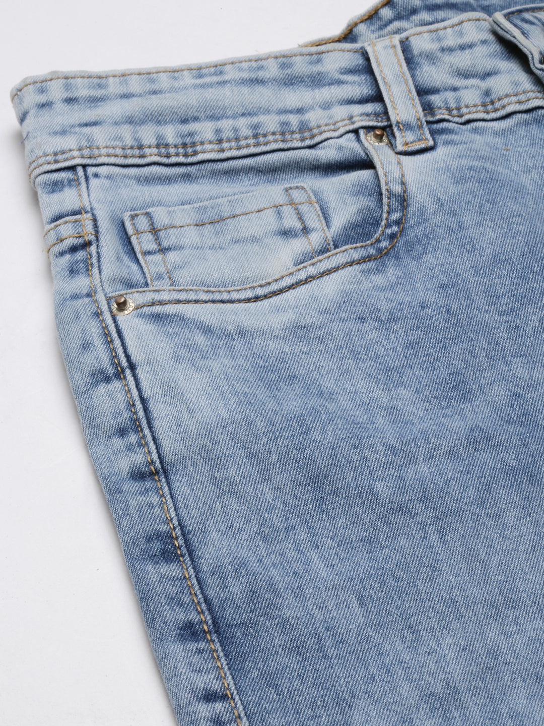 Women Blue Denim Cargo Jeans