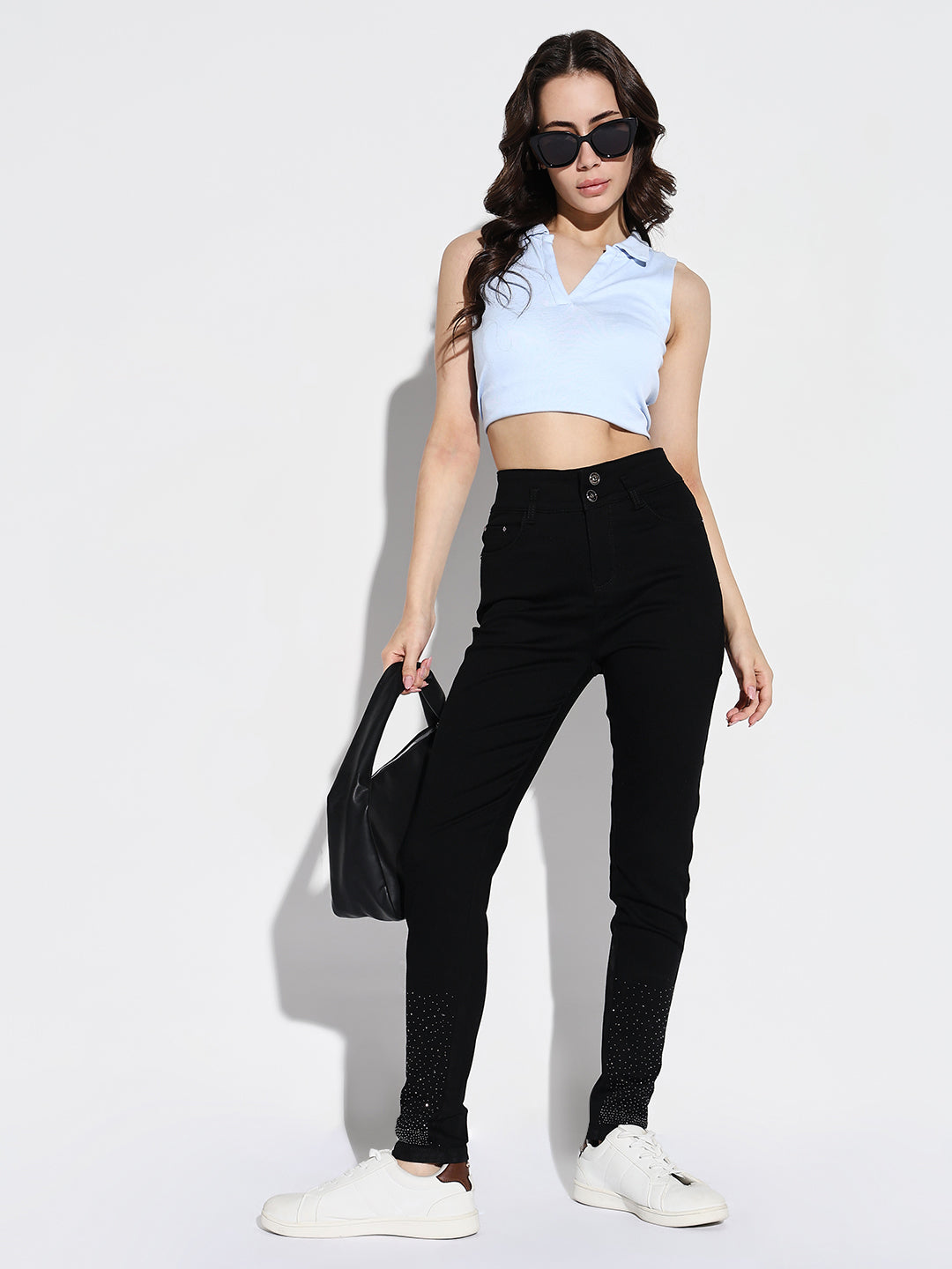 Women Black Skinny Fit Jeans