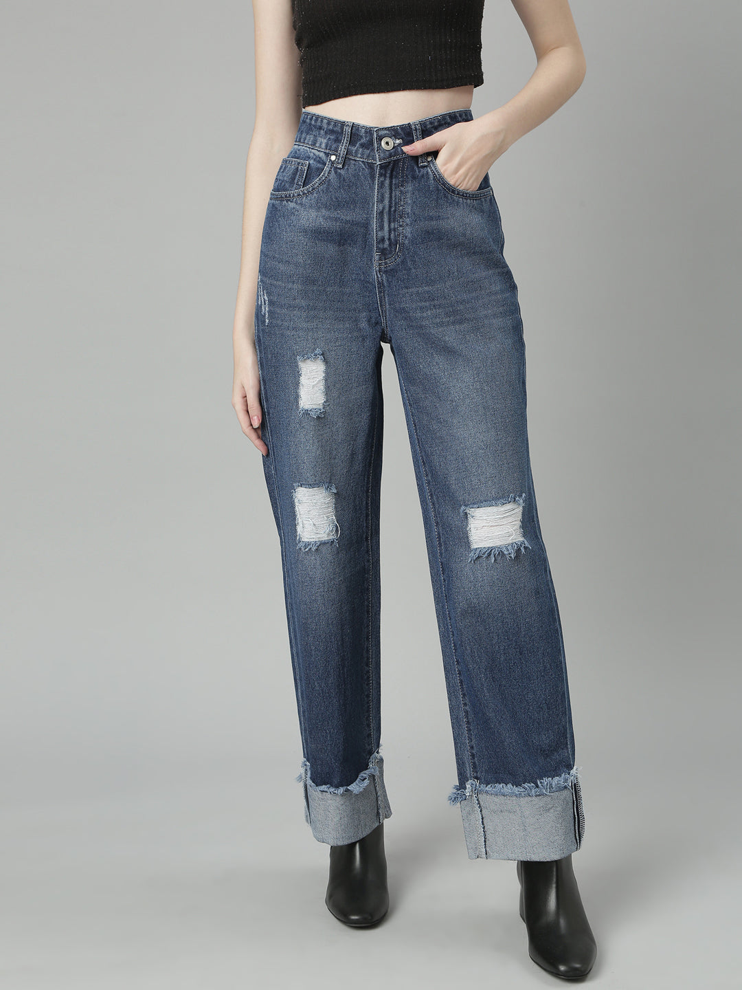 Women Blue Denim Jeans