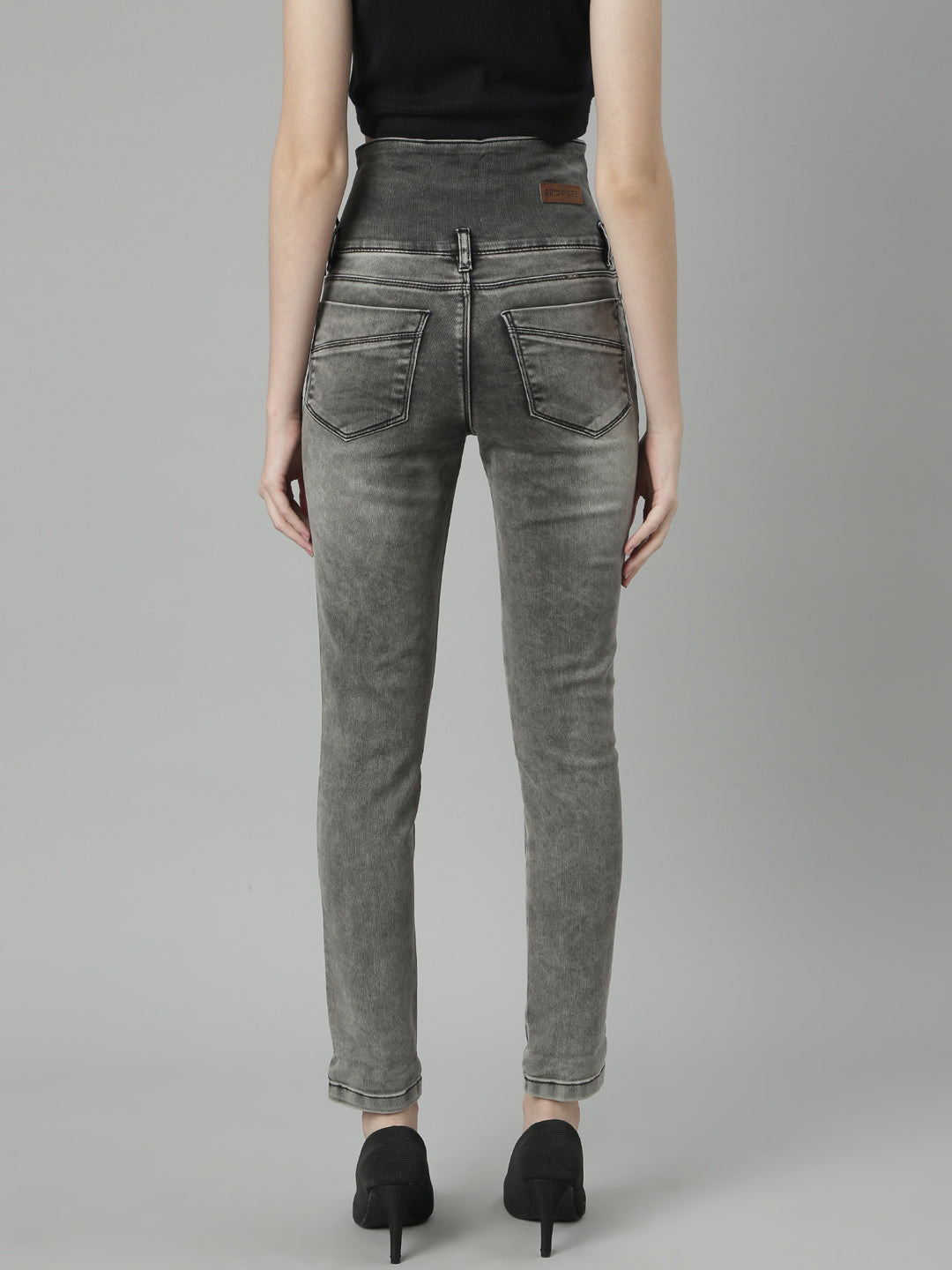 Women Grey Denim Jeans