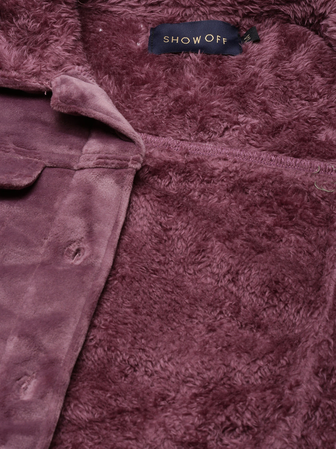 Women Mauve Solid Tailored Jacket