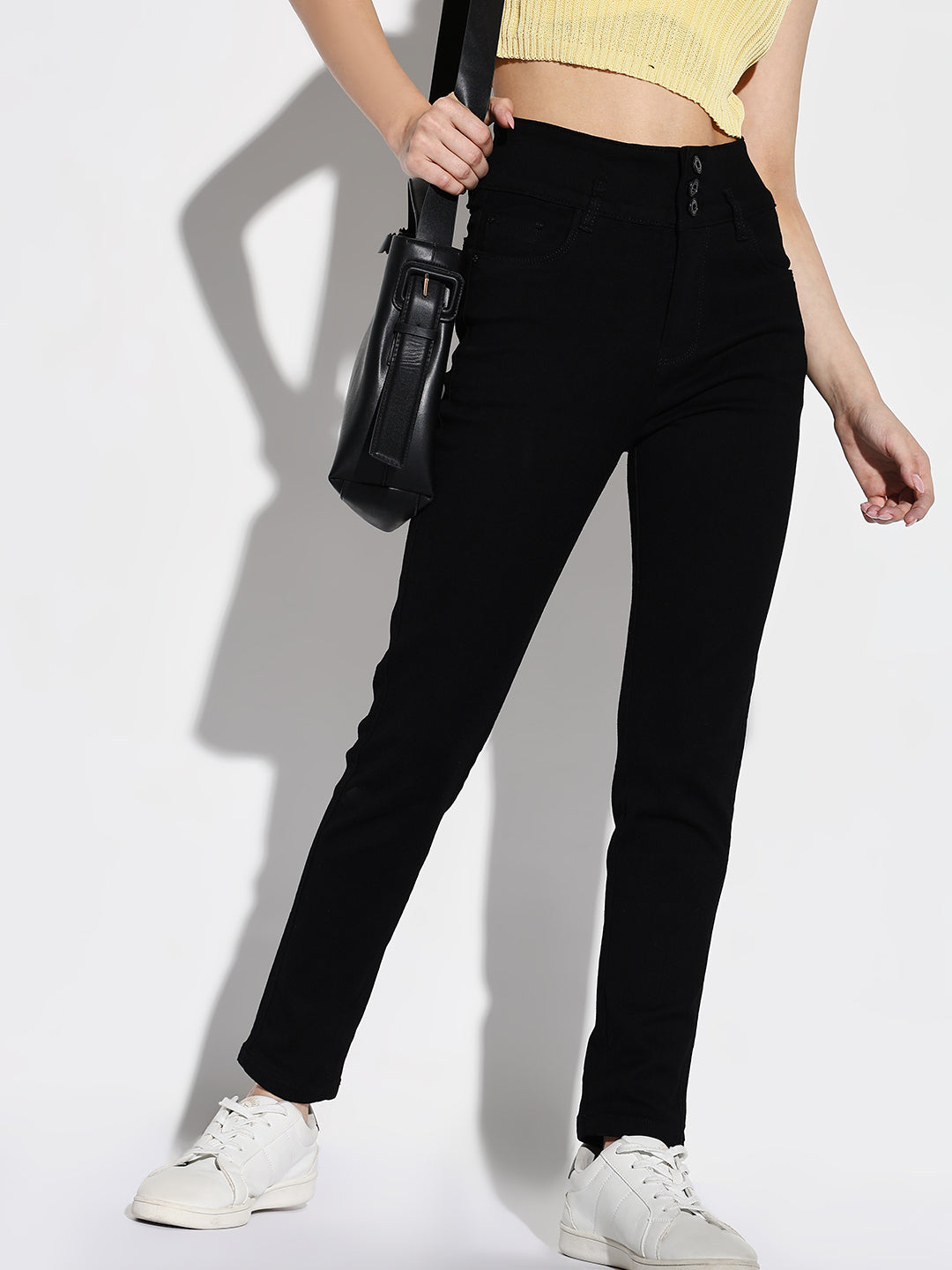 Women Black Slim Fit Jeans