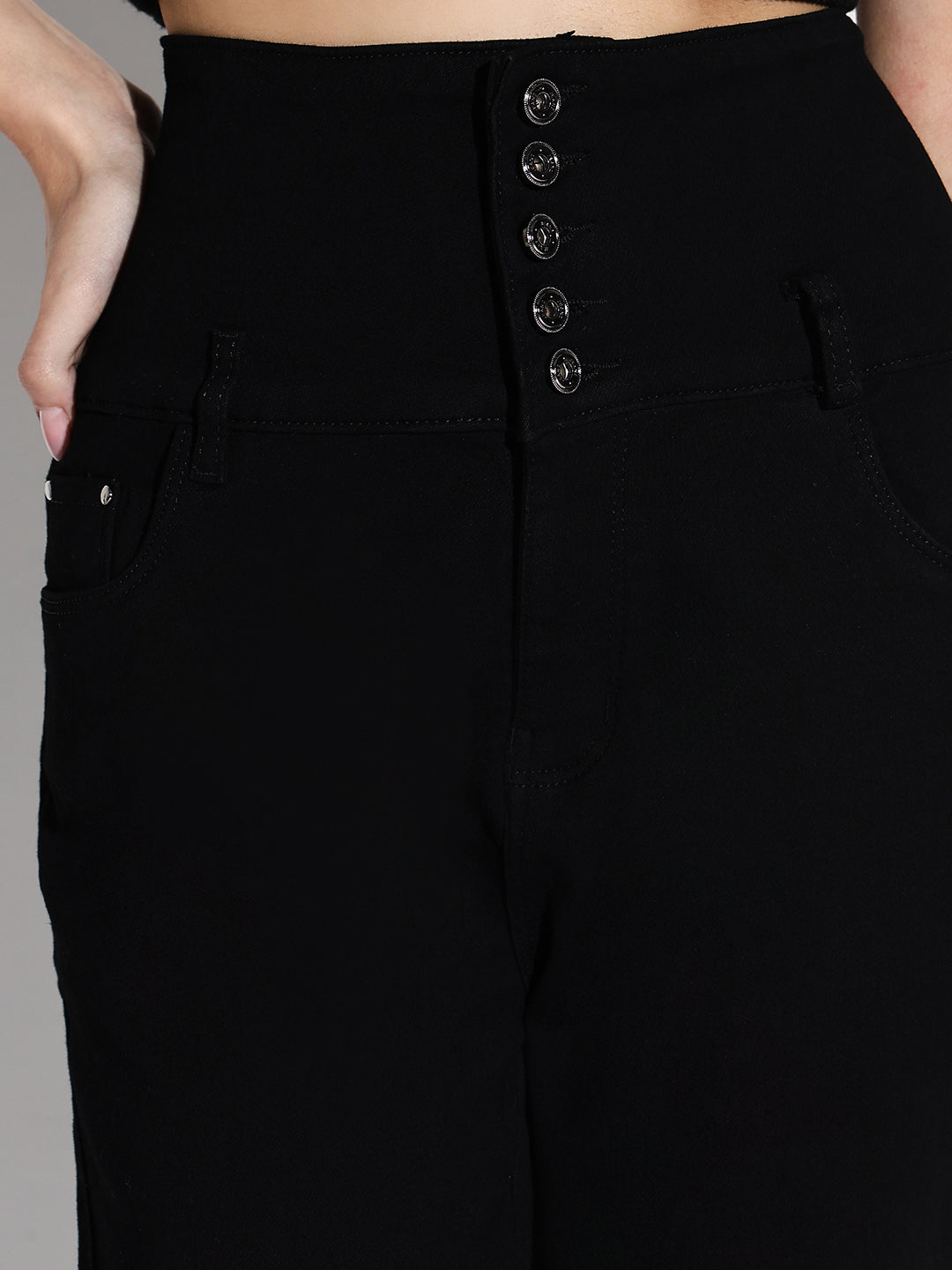 Women Black Slim Fit Jeans