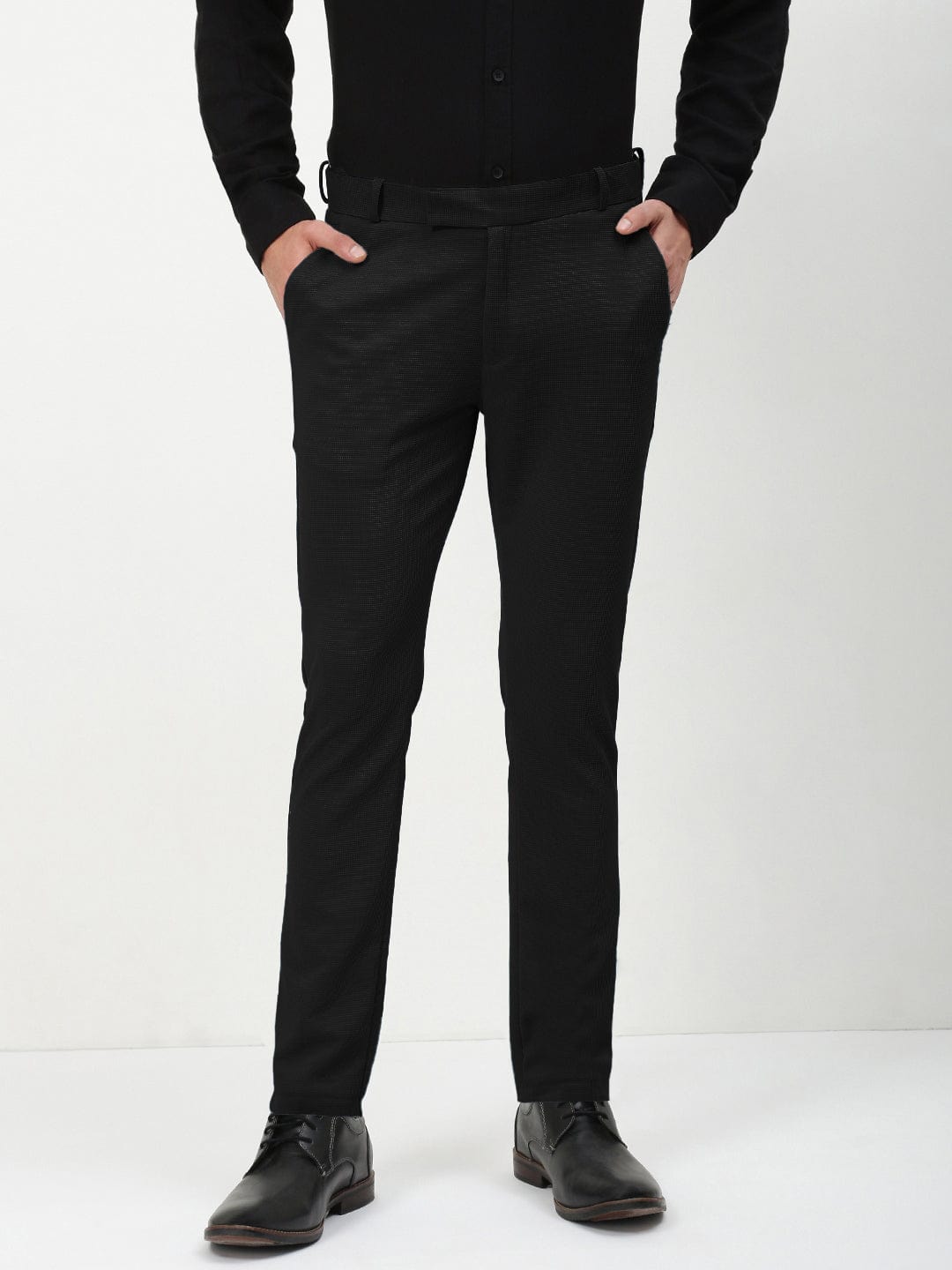 Men's Black Formal Trousers
