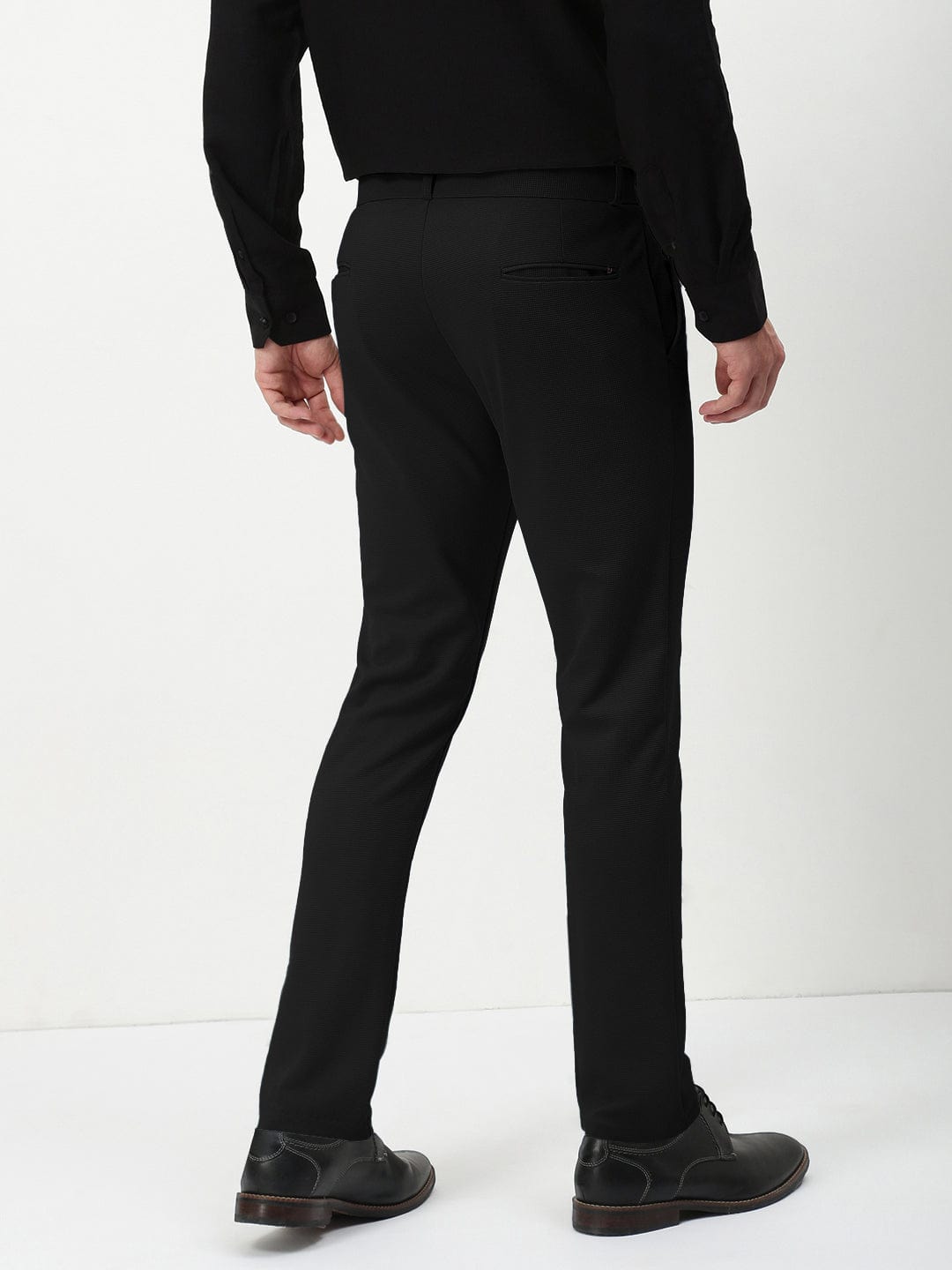 Men's Black Formal Trousers