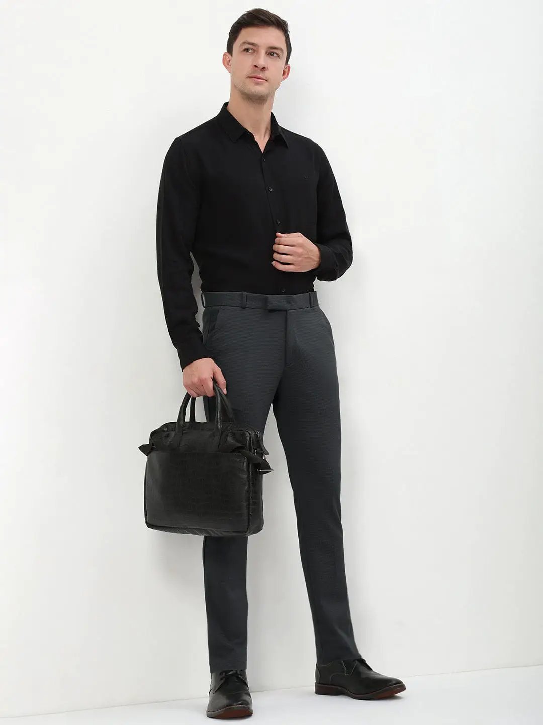 Men's Dark Grey Formal Trousers - from SHOWOFFFF