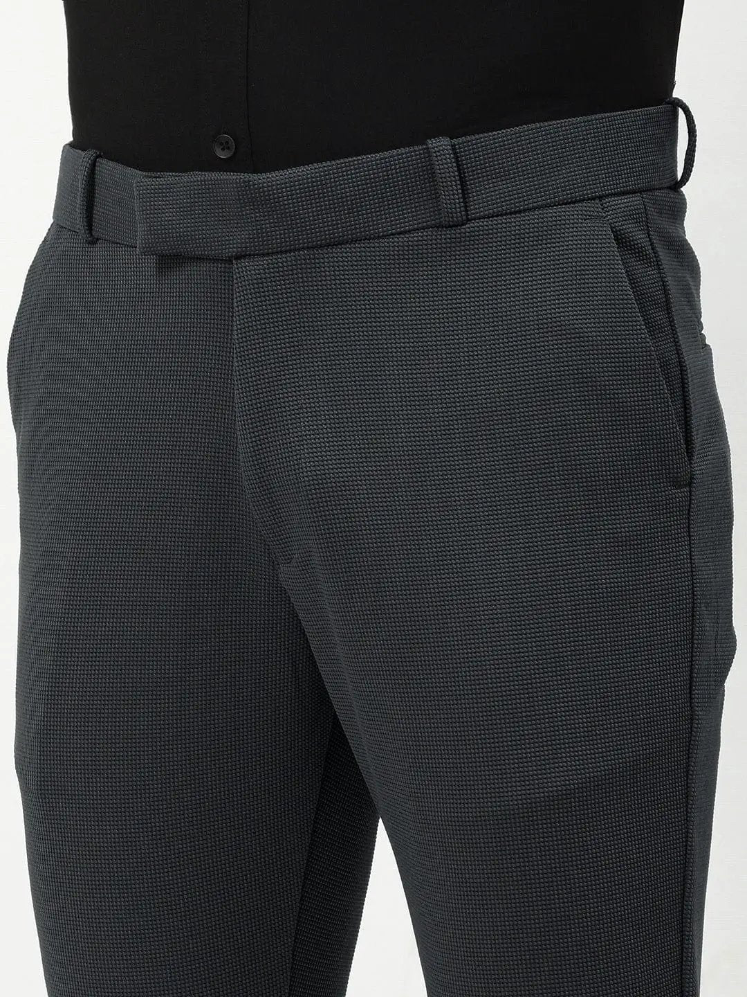 Men's Dark Grey Formal Trousers - from SHOWOFFFF