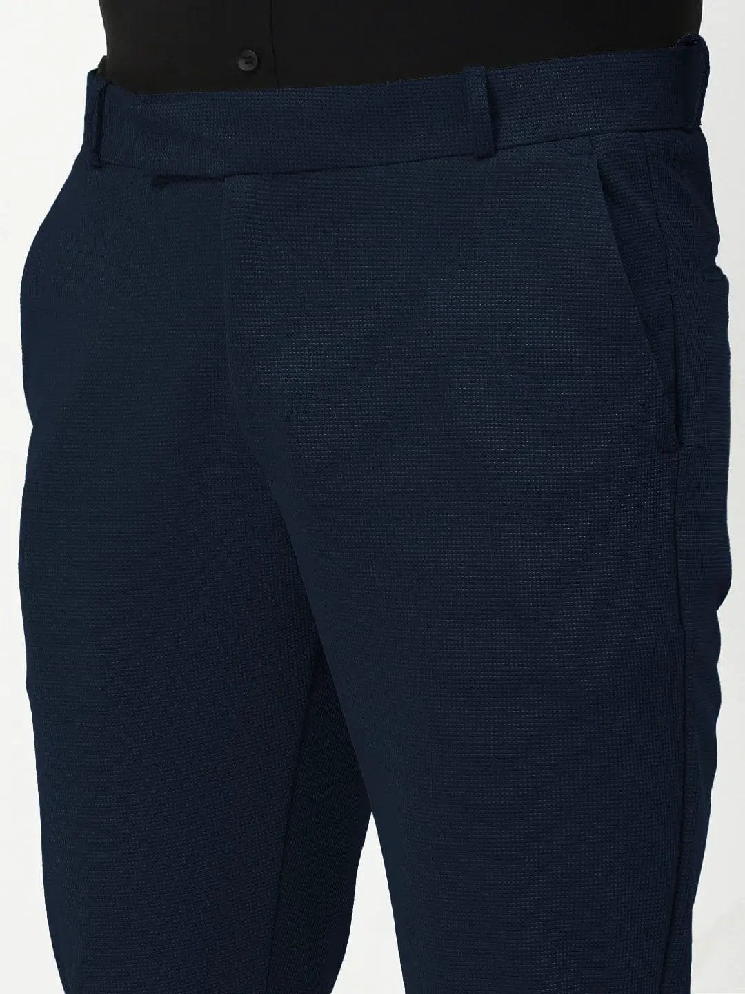 Men's Navy Blue Formal Trousers - from SHOWOFFFF