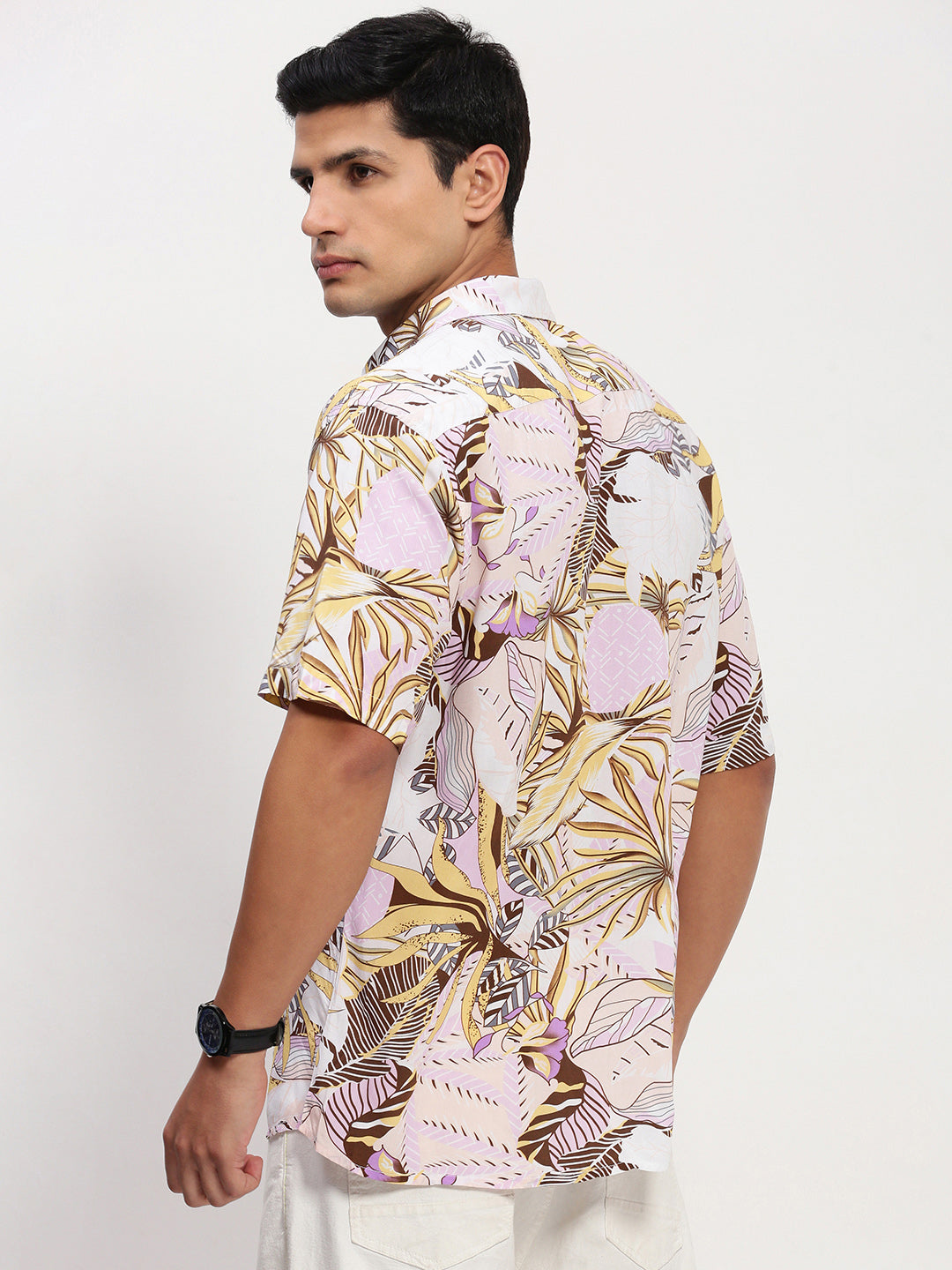 Men Multi Floral Slim Fit Shirt